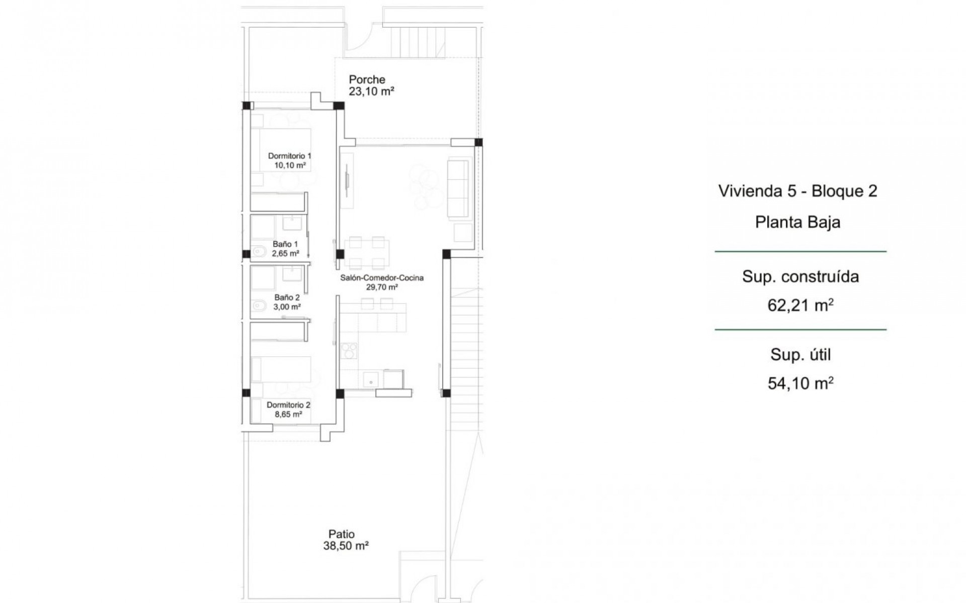 Nieuwbouw - Appartement - Villamartin - PAU 26