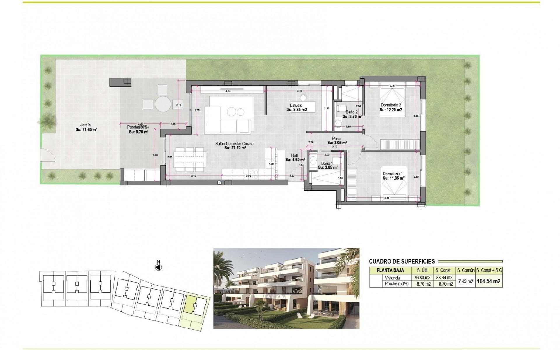 Neubau - Apartment - Alhama De Murcia - Condado de Alhama