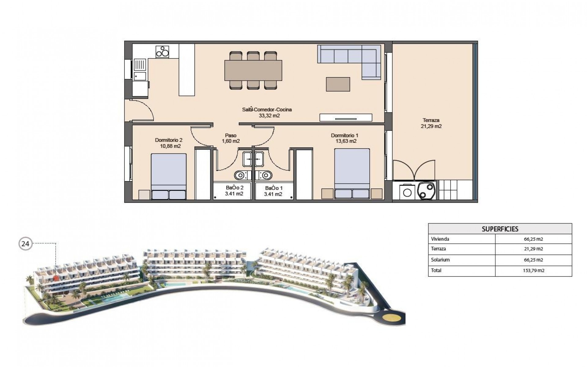 Neubau - Apartment - Finestrat - Balcon de finestrat