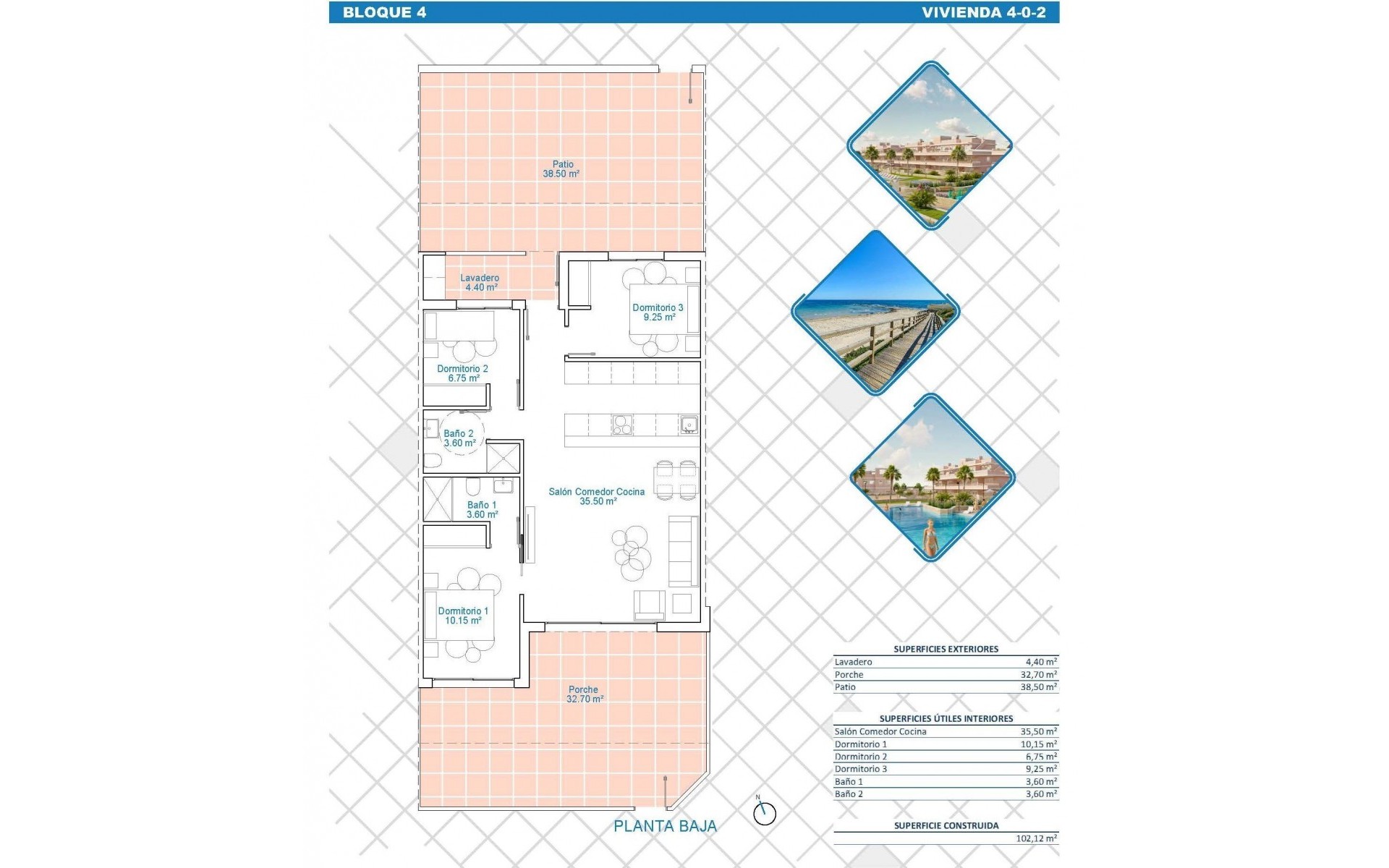 Neubau - Apartment - Pilar de la Horadada - Lo Monte
