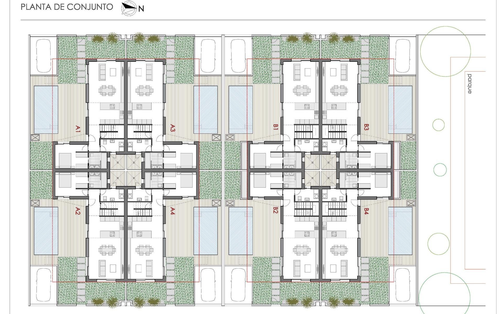 Neubau - Reihenhaus - Bigastro - Loma Alta