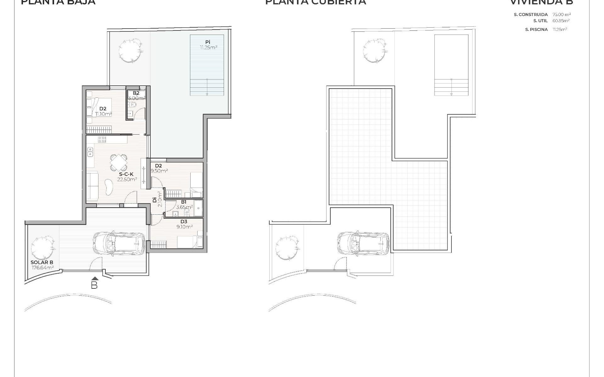 Neubau - Reihenhaus - Mazarron - Country Club