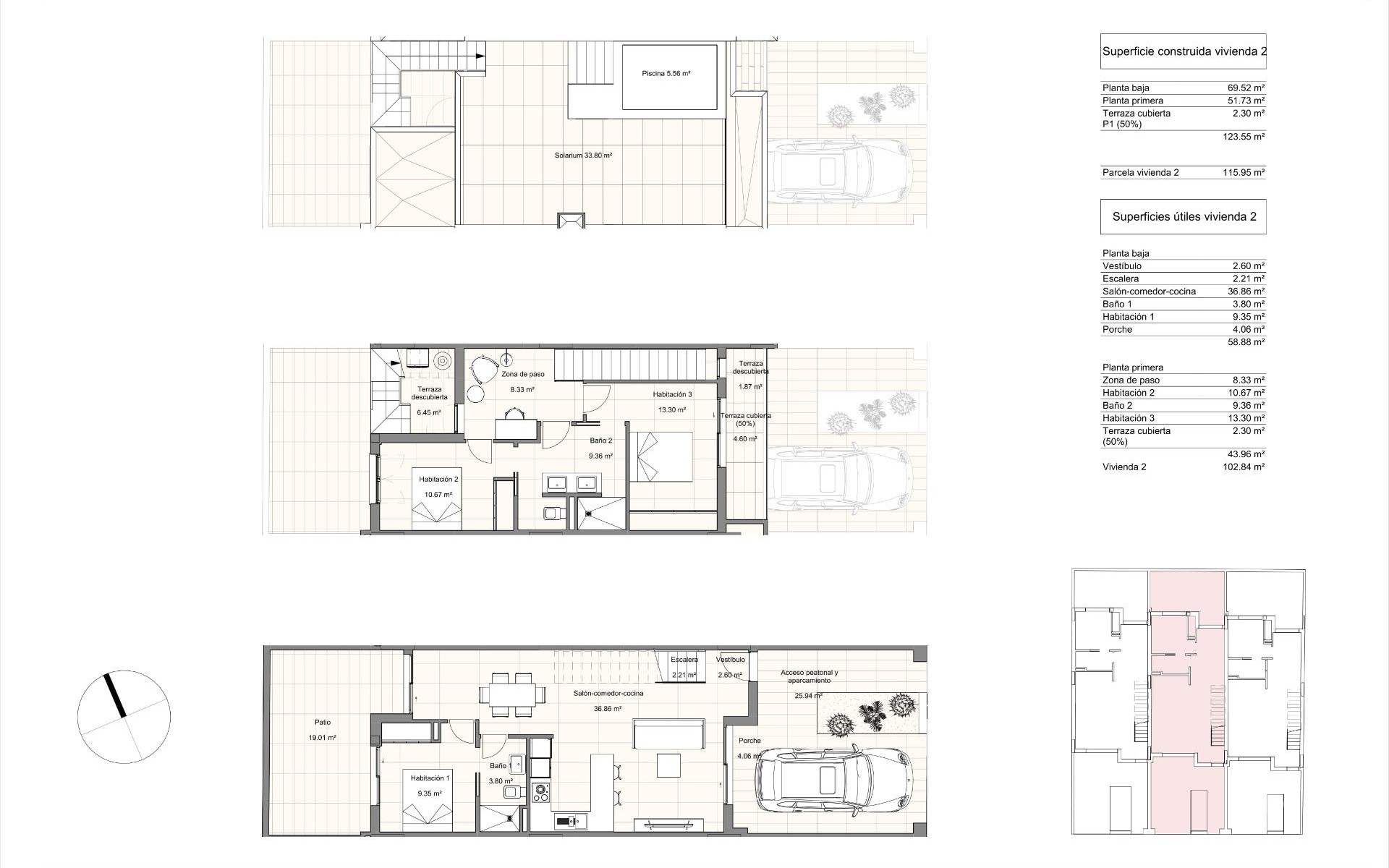 Neubau - Reihenhaus - Pilar de la Horadada - La Torre de la Horadada