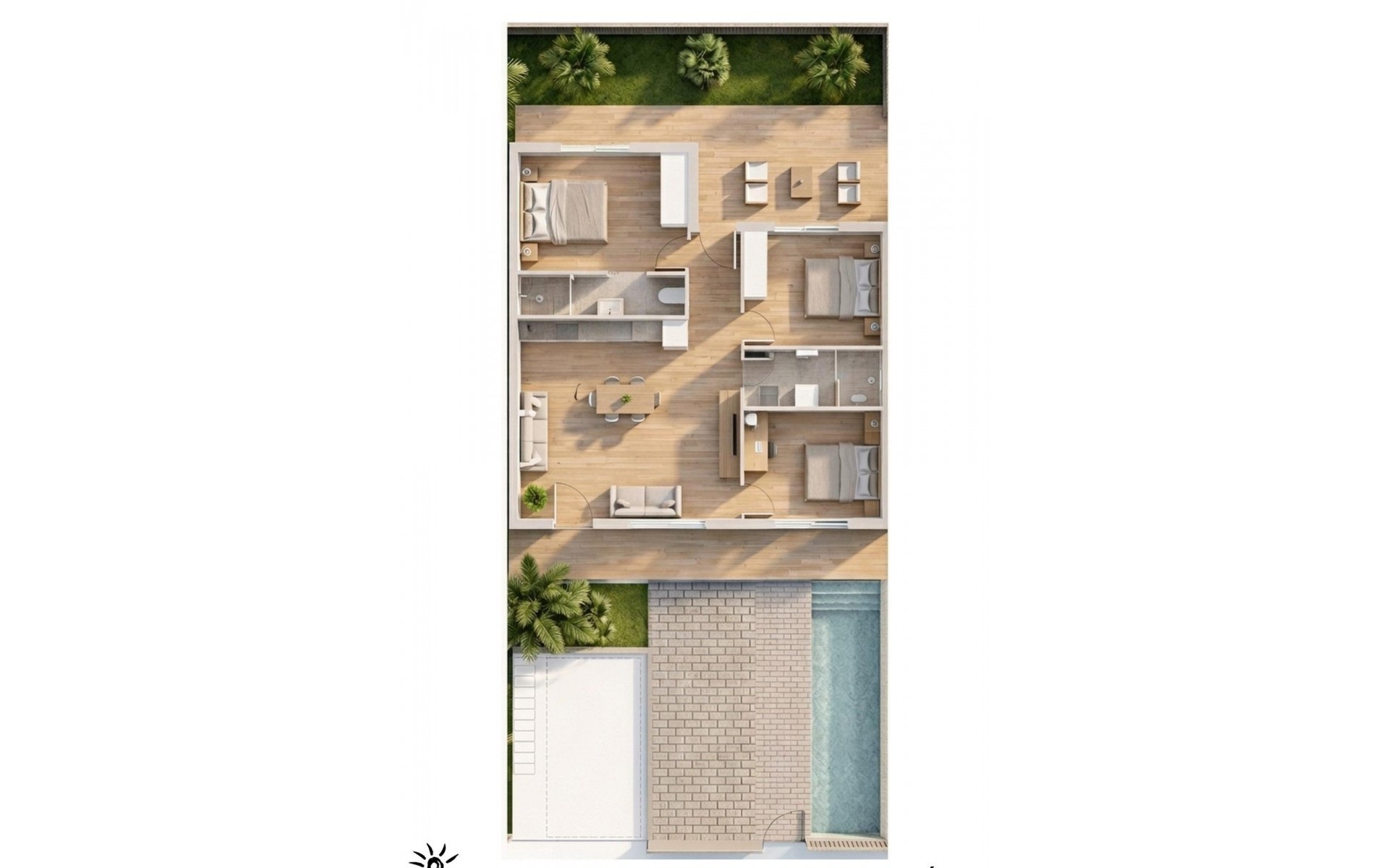 Neubau - Reihenhaus - Pilar de la Horadada - parques de Andromeda