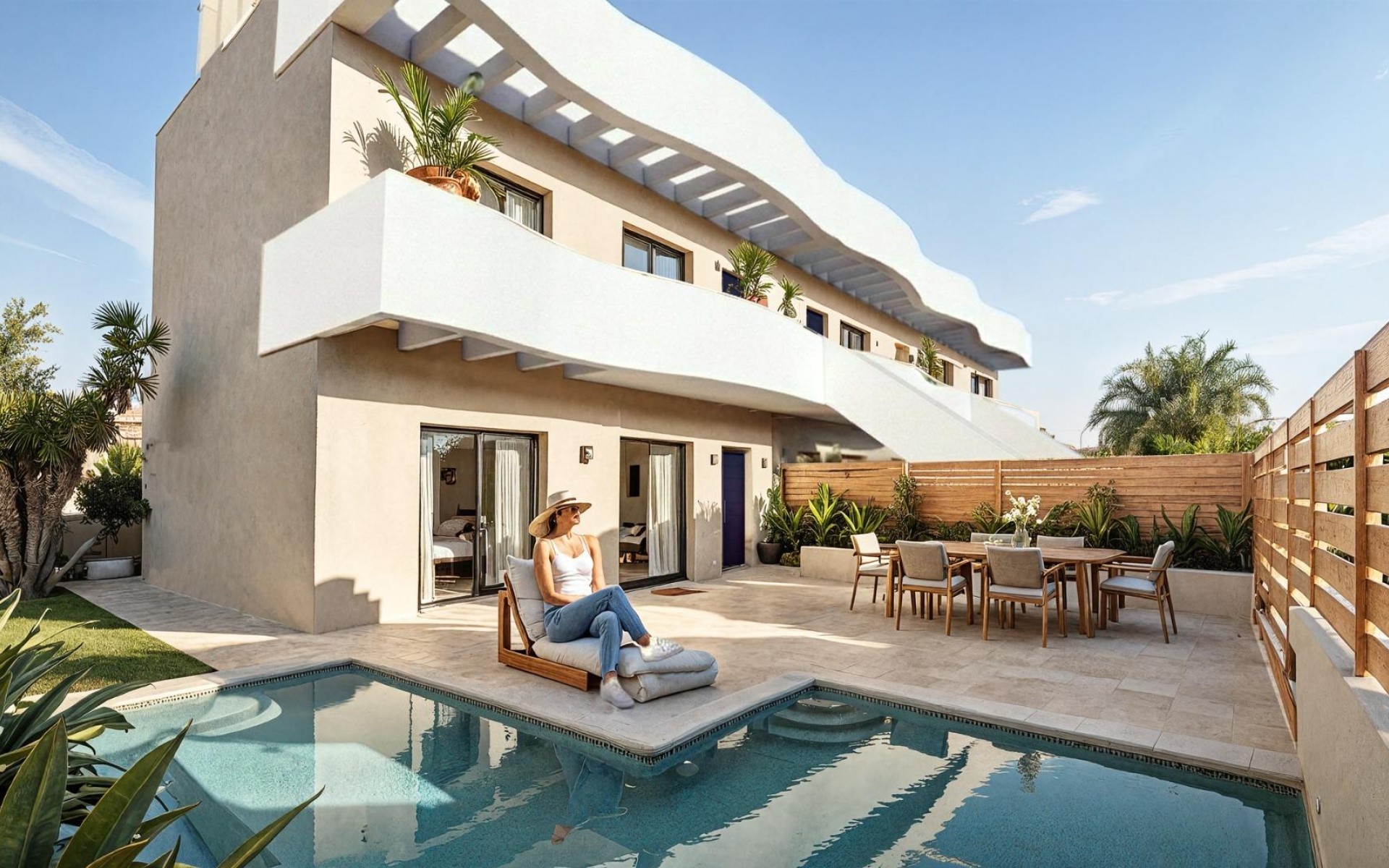 Neubau - Reihenhaus - Pilar de la Horadada - parques de Andromeda