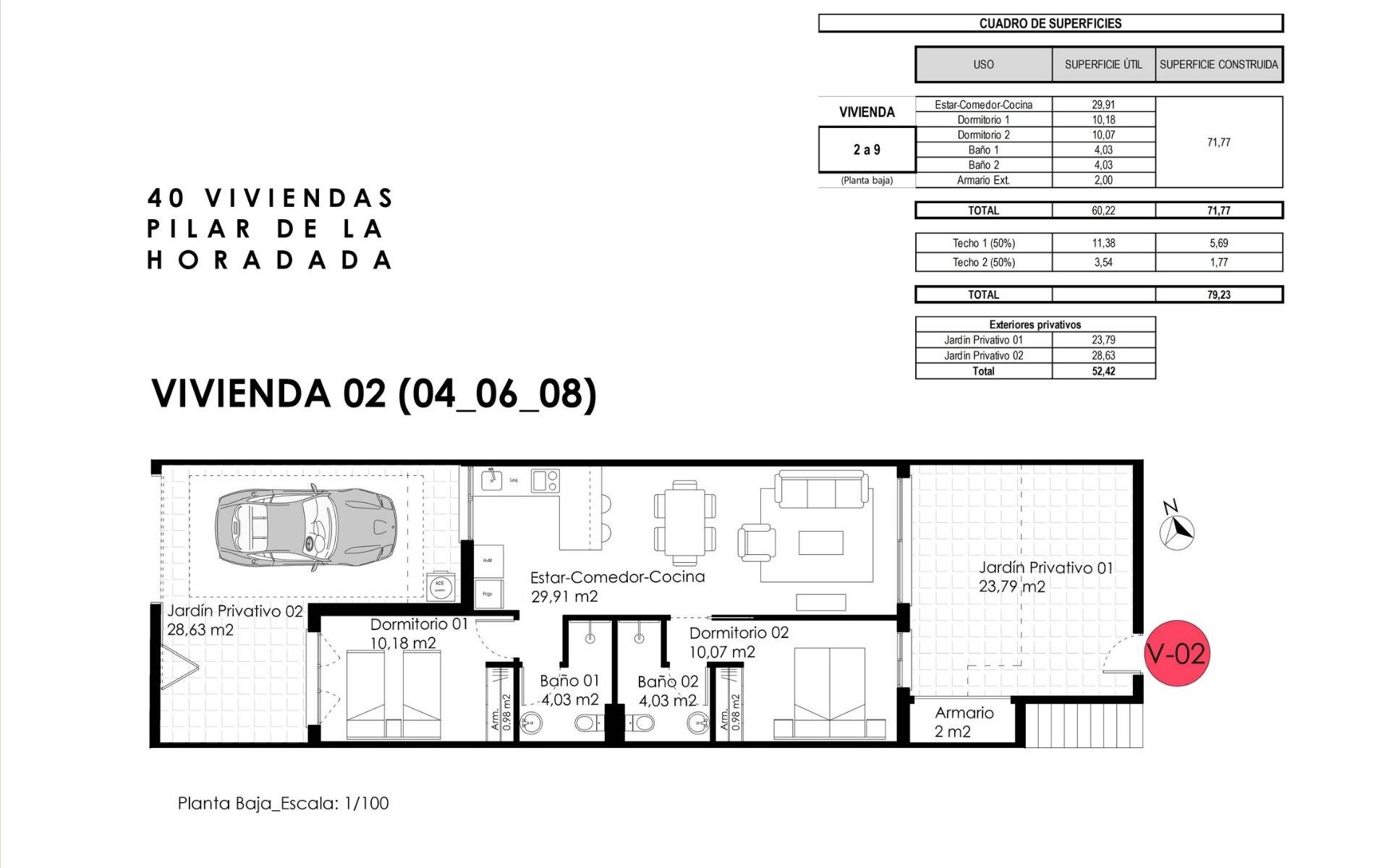 Neubau - Reihenhaus - Pilar de la Horadada - pueblo