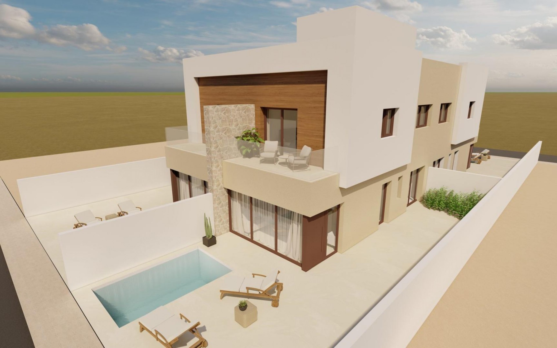 Neubau - Reihenhaus - San Javier - pueblo