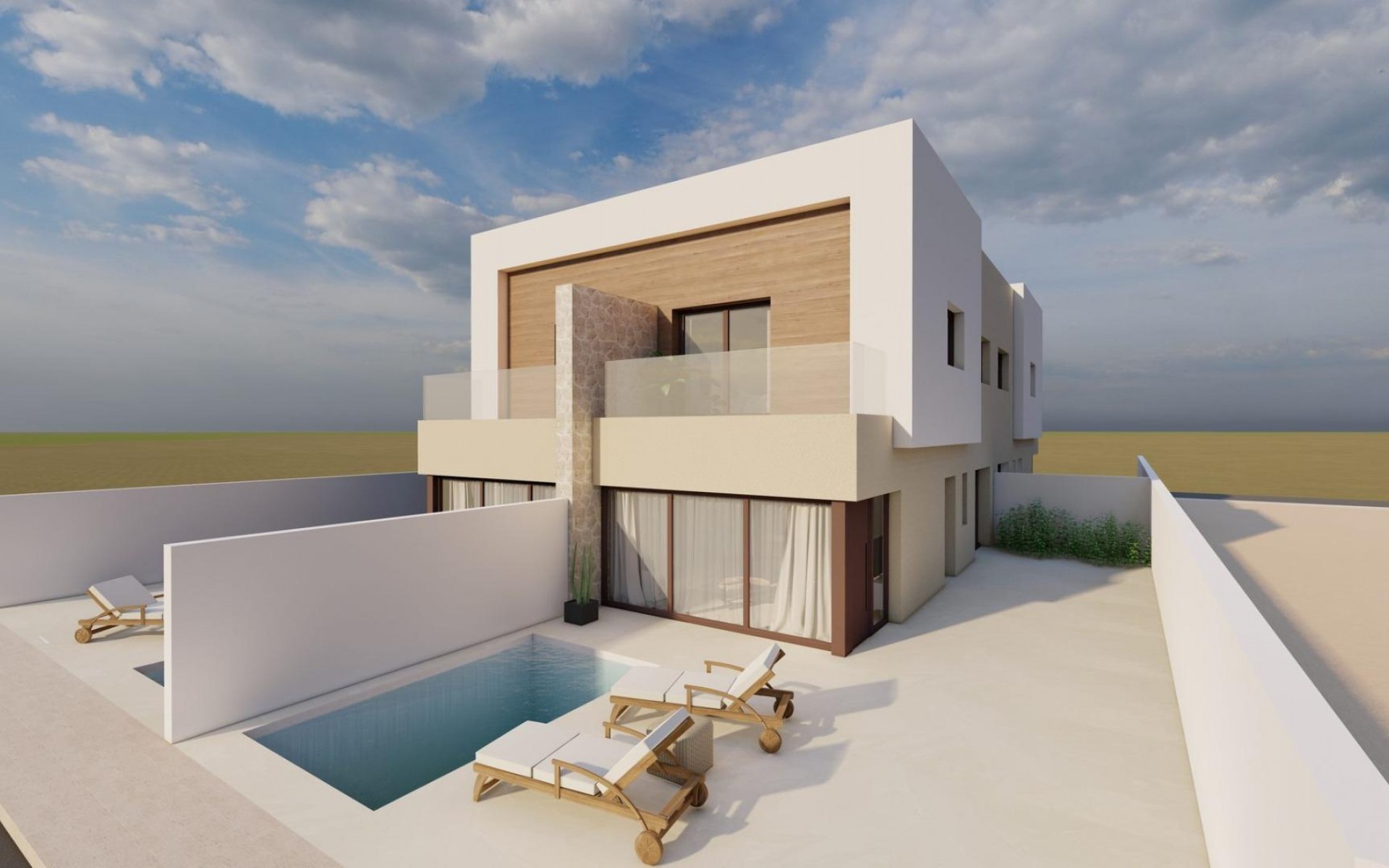Neubau - Reihenhaus - San Javier - pueblo