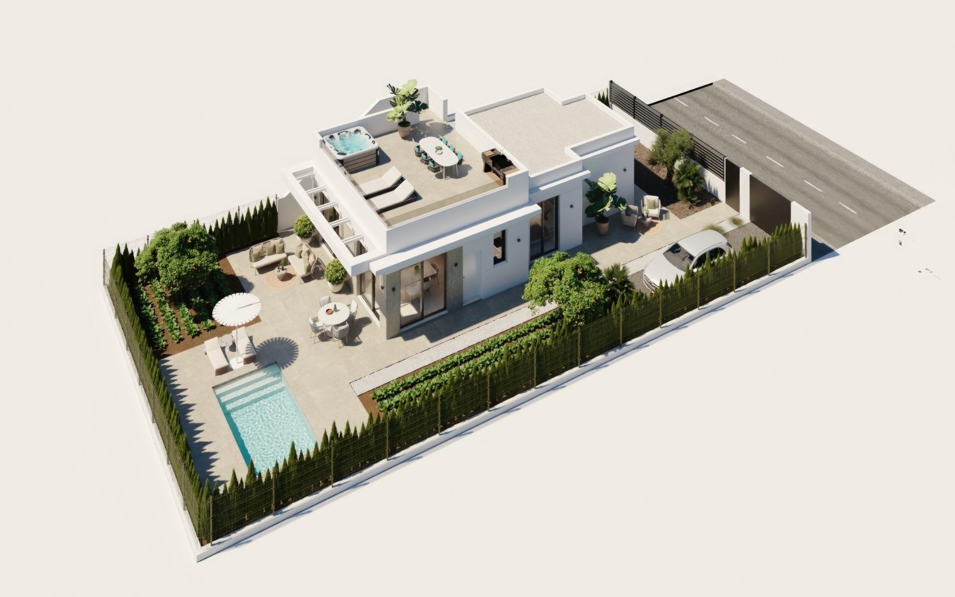 Neubau - Villa - Fuente Álamo - Hacienda Del Álamo Golf