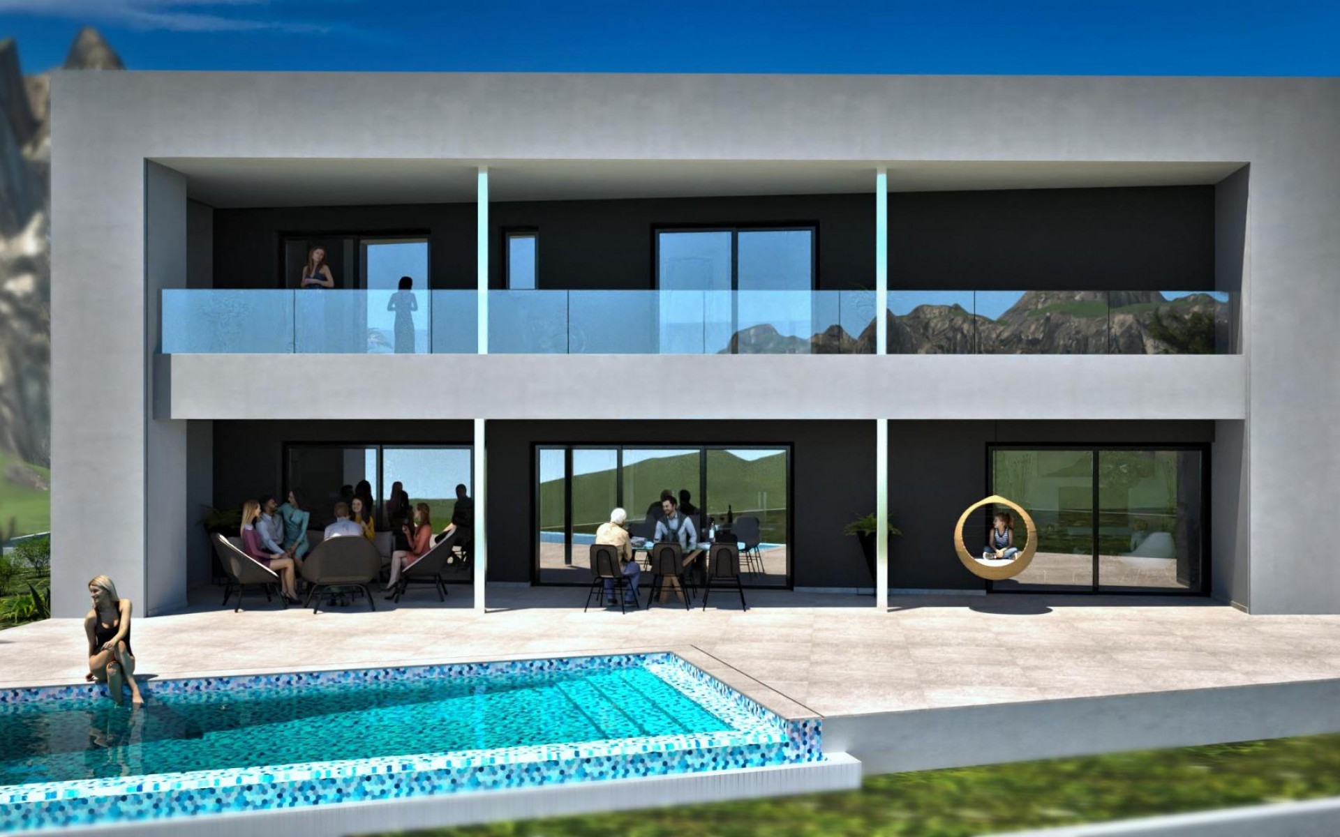 Neubau - Villa - La Nucia - Panorama