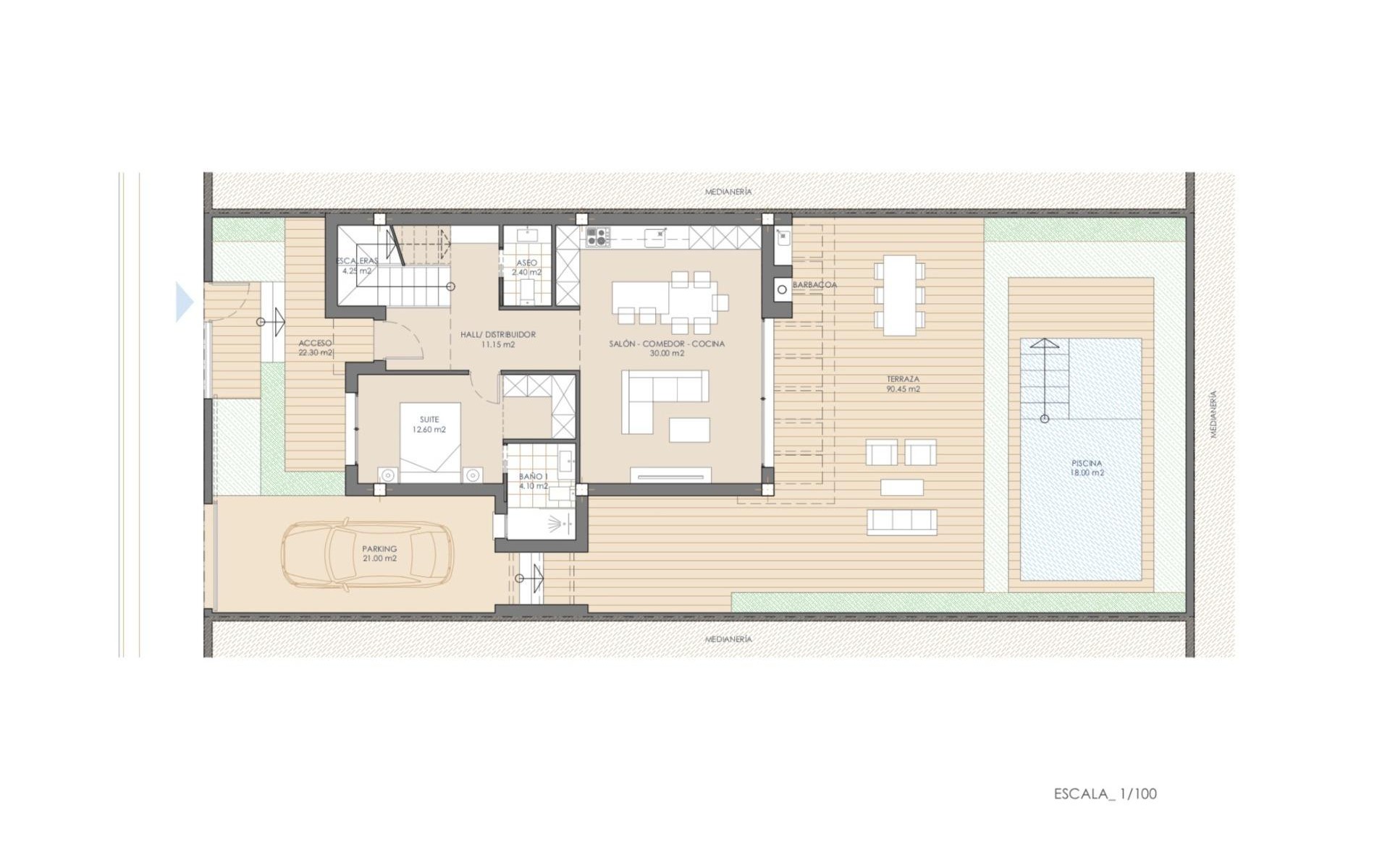 Neubau - Villa - San Juan de los Terreros - Las Mimosas