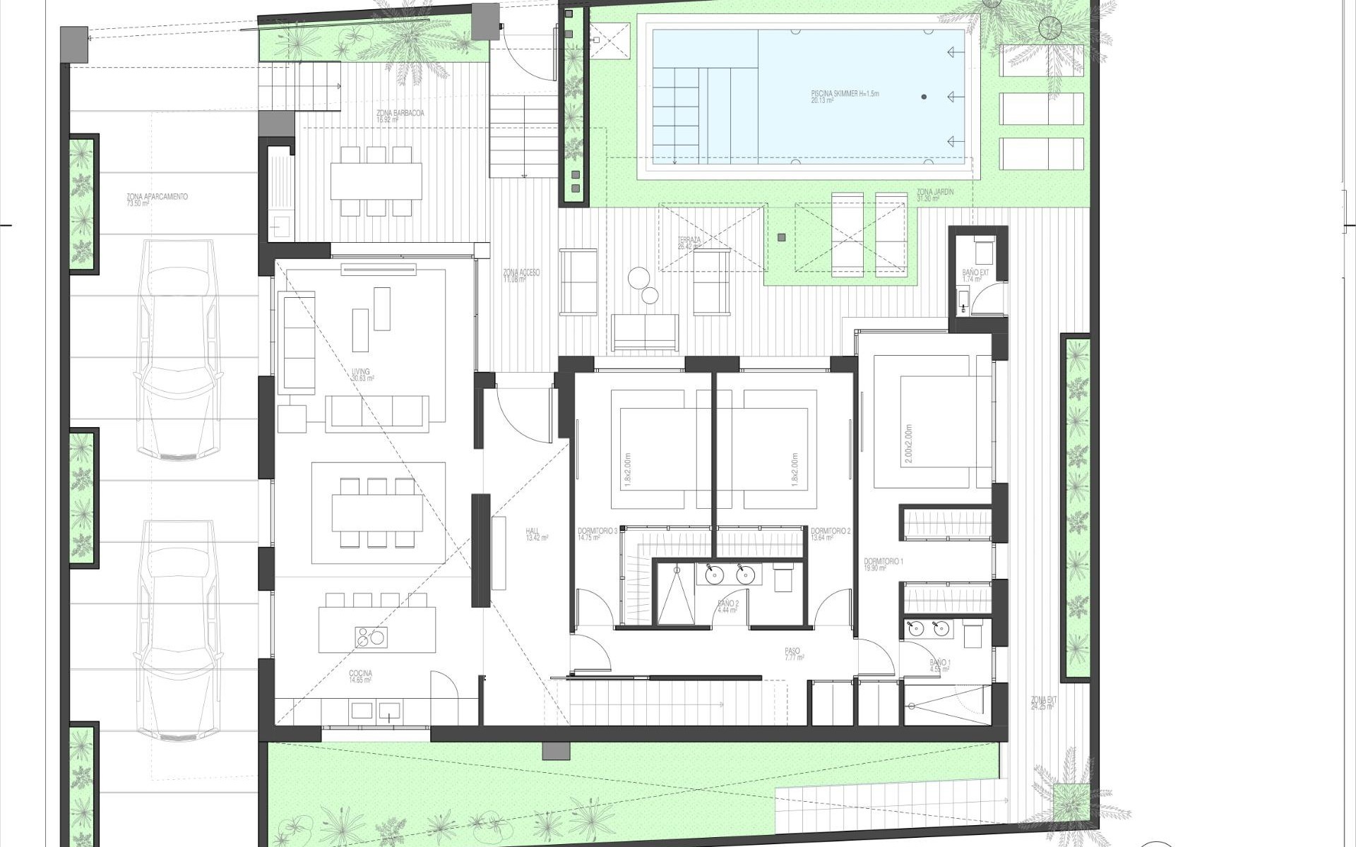 Neubau - Villa - Torre Pacheco - Santa Rosalía