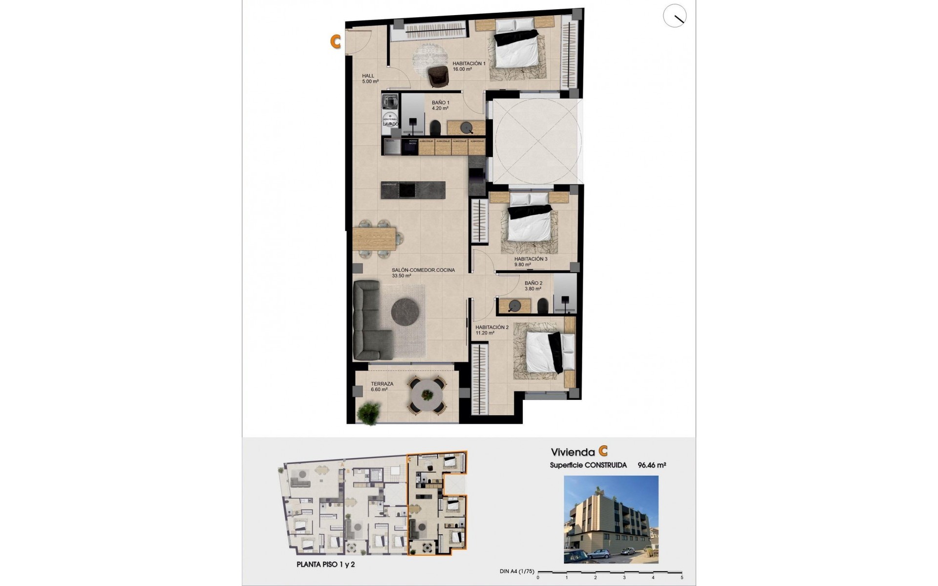 New Build - Apartment - Catral - pueblo