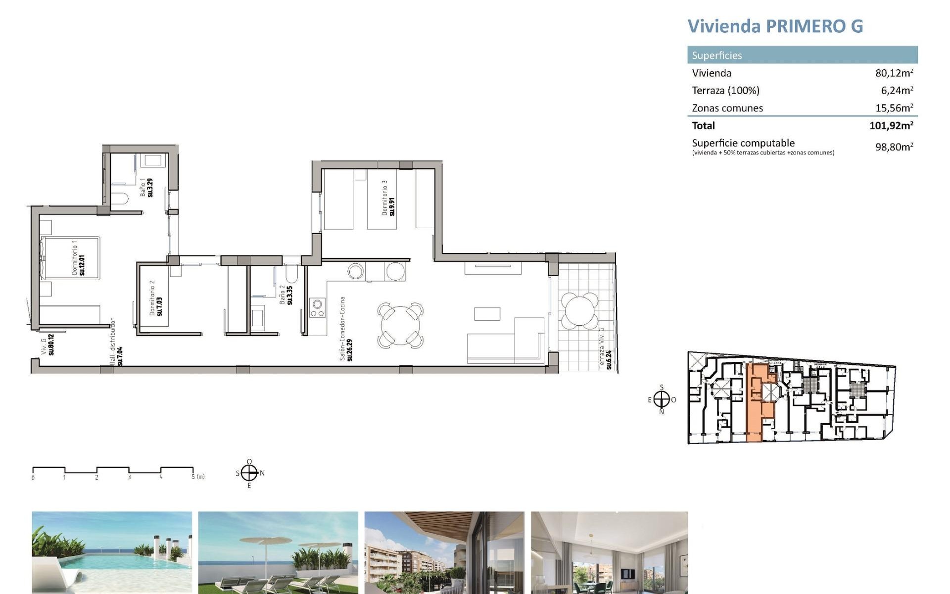 New Build - Apartment - Guardamar Del Segura - Pueblo