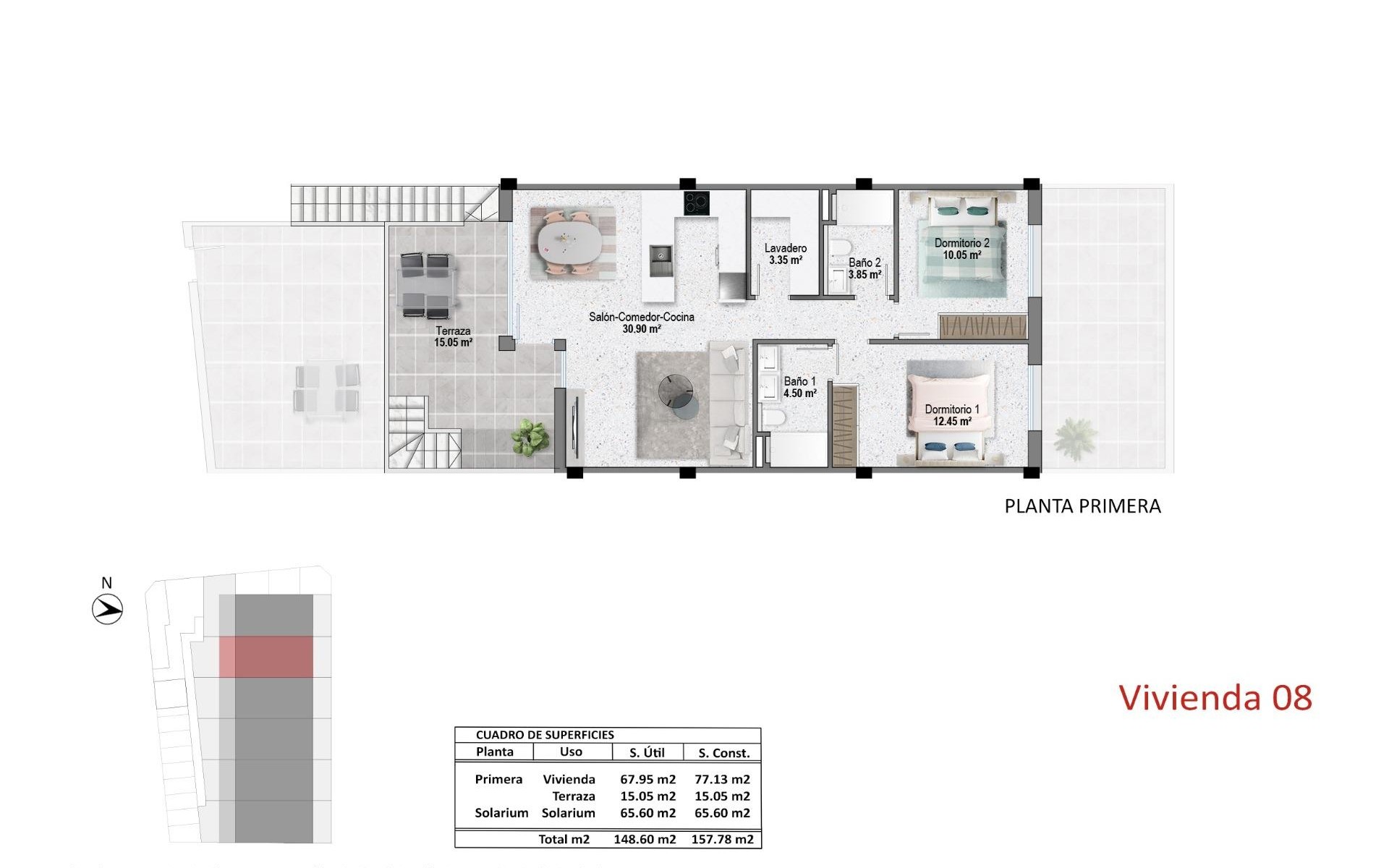 New Build - Apartment - Pilar de la Horadada - pueblo