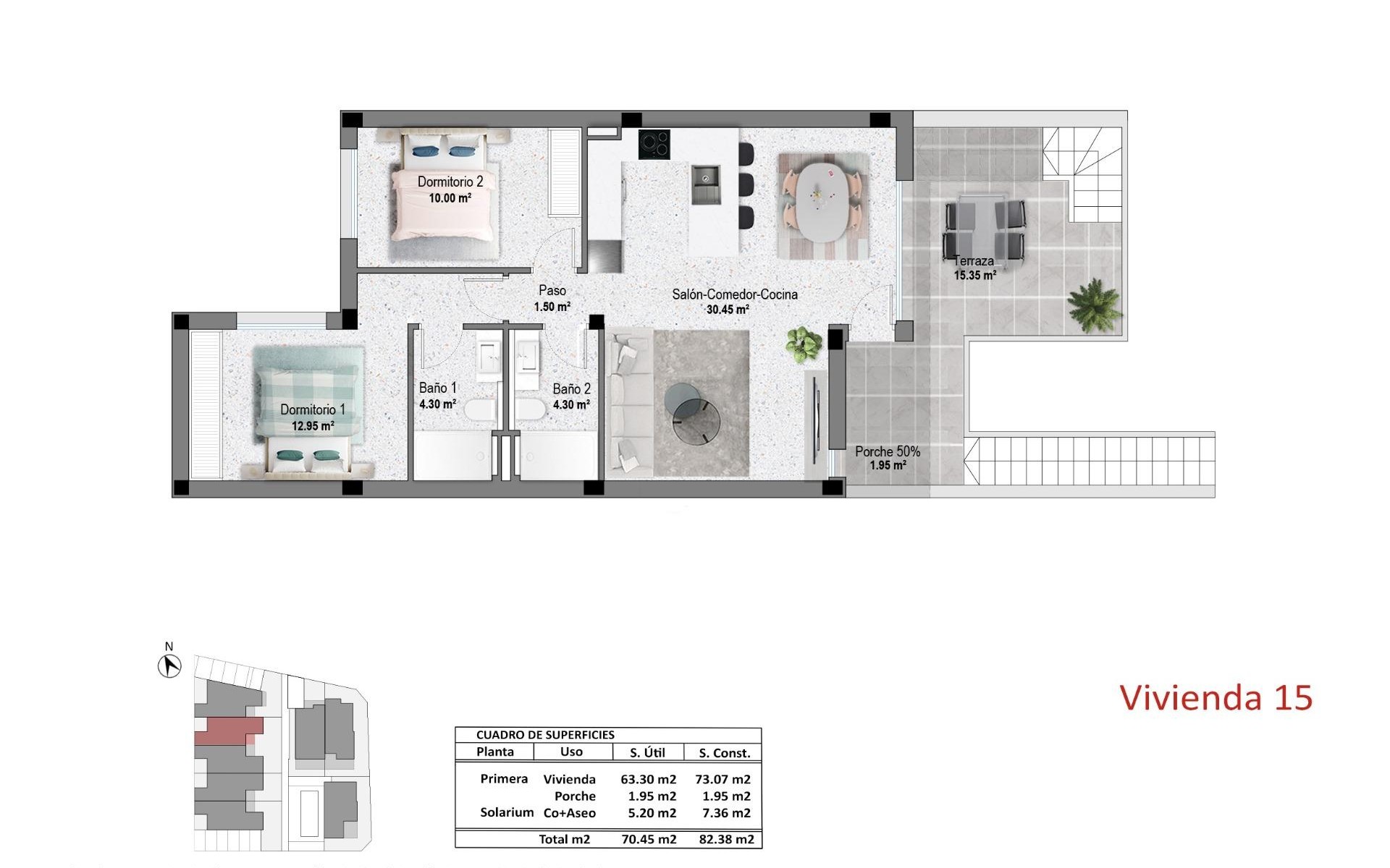 New Build - Apartment - Pilar de la Horadada - pueblo