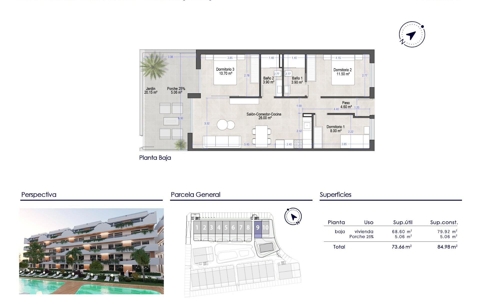 New Build - Apartment - Santiago De La Ribera