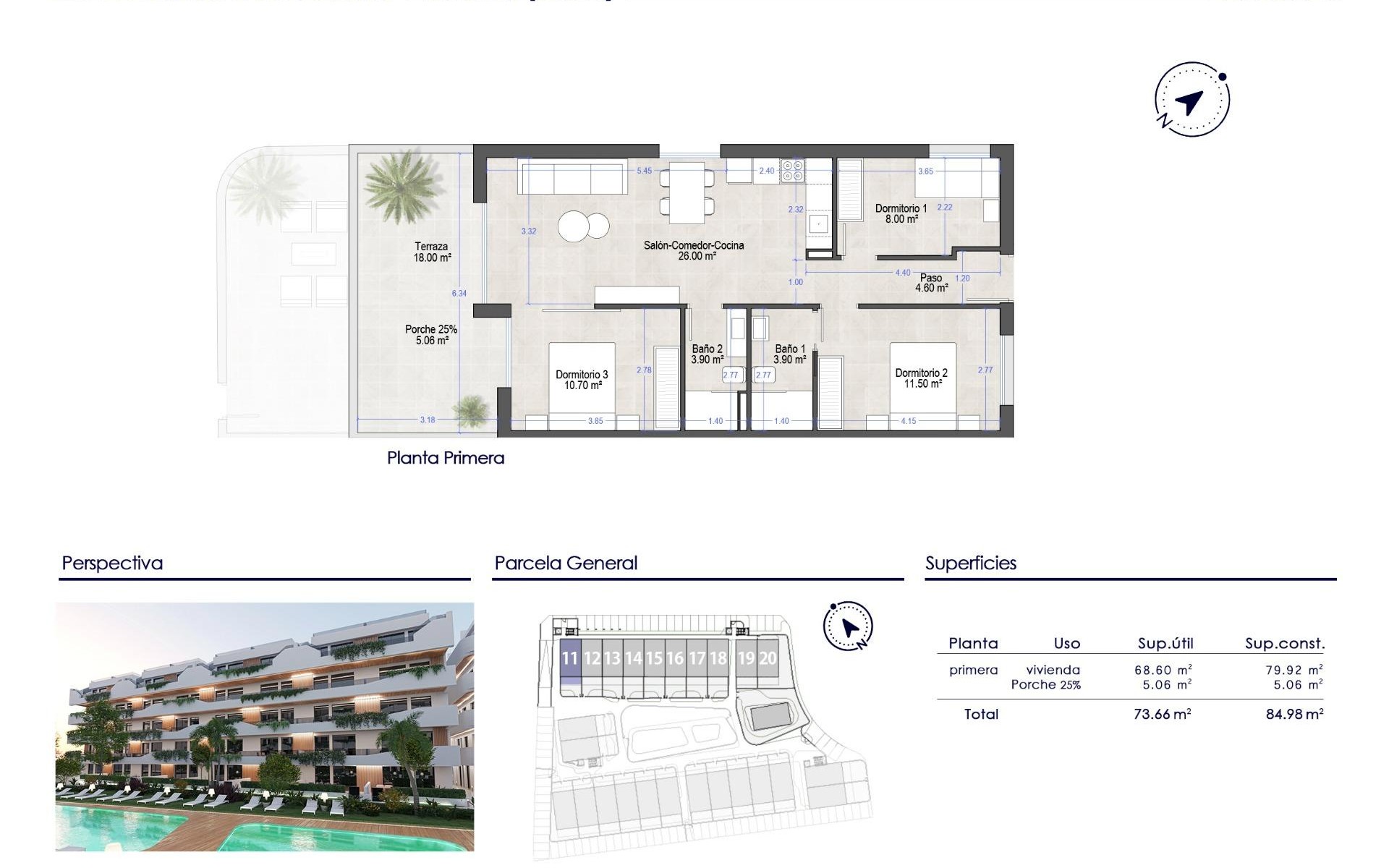 New Build - Apartment - Santiago De La Ribera