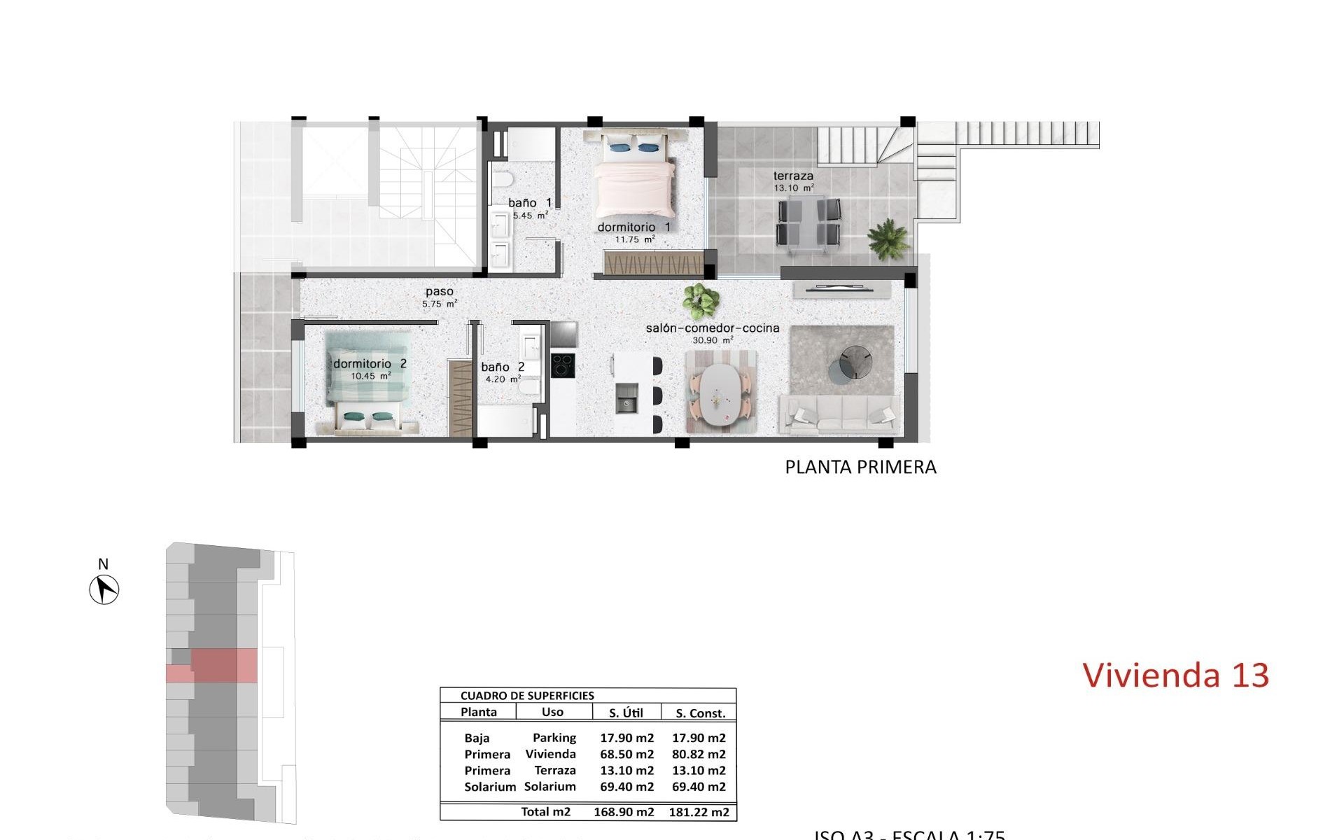 New Build - Townhouse - Pilar de la Horadada - Polígono Industrial Zona Raimundo Bened