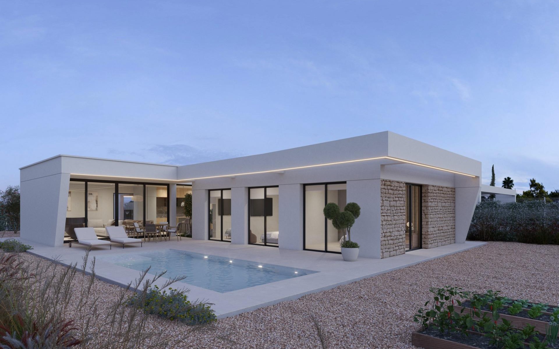 New Build - Villa - Fuente Álamo - Hacienda del Alamo