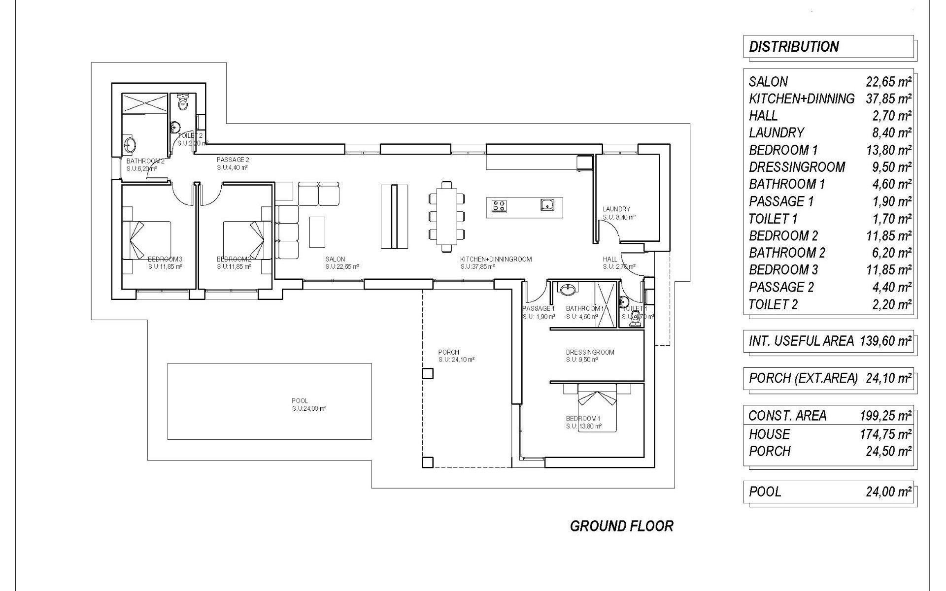 New Build - Villa - Pinoso - Campo