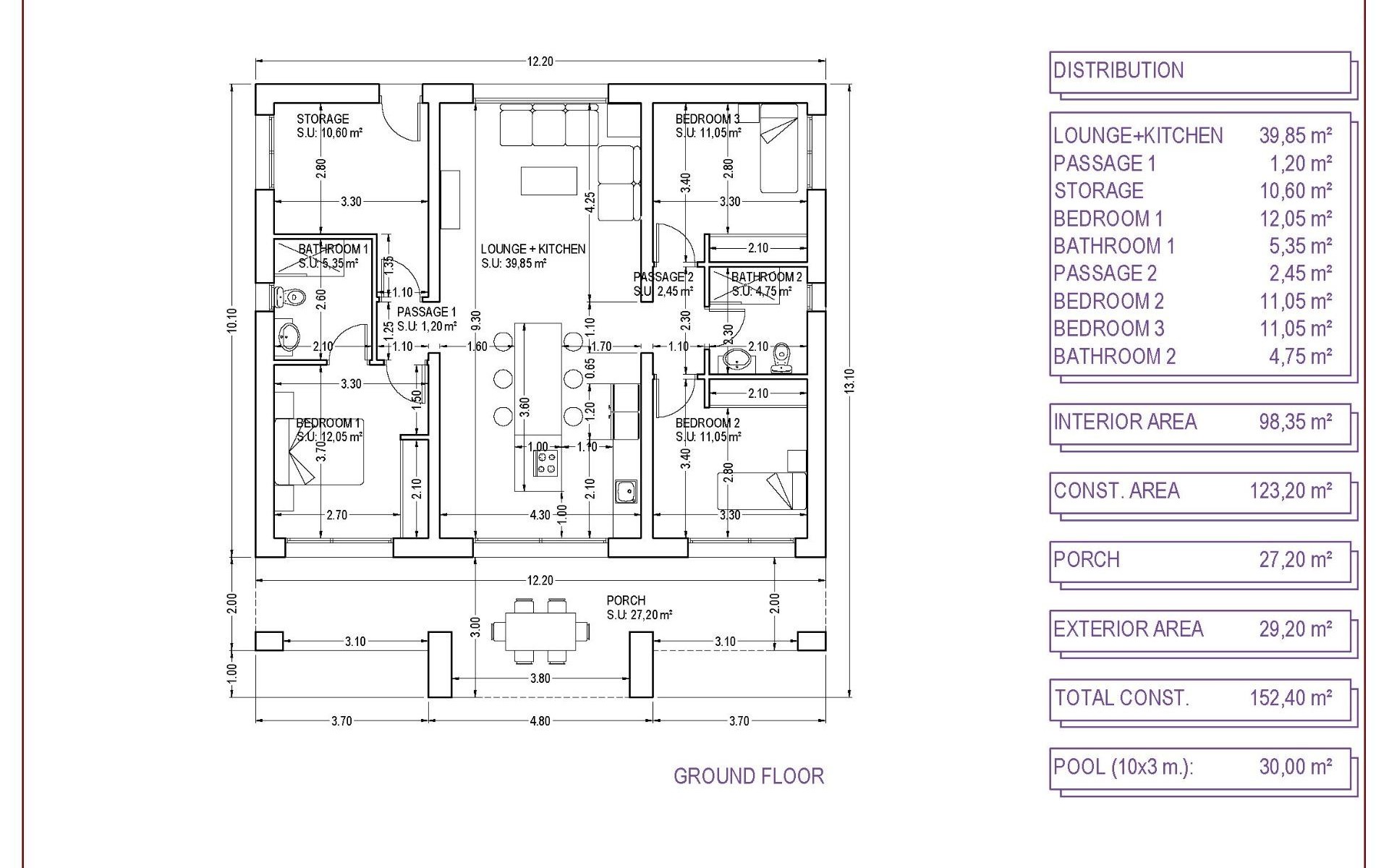 New Build - Villa - Pinoso - Campo