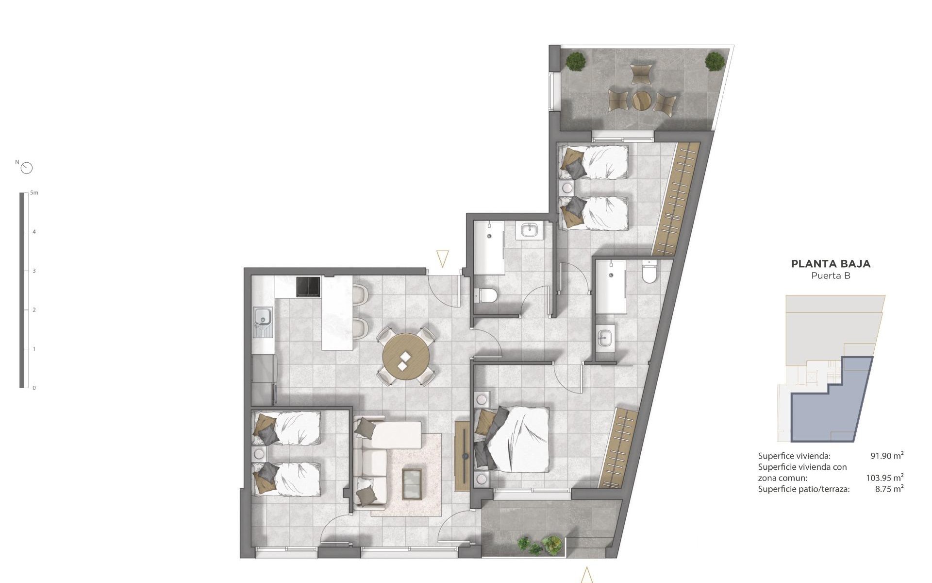 Nieuwbouw - Appartement - Guardamar Del Segura - Pueblo