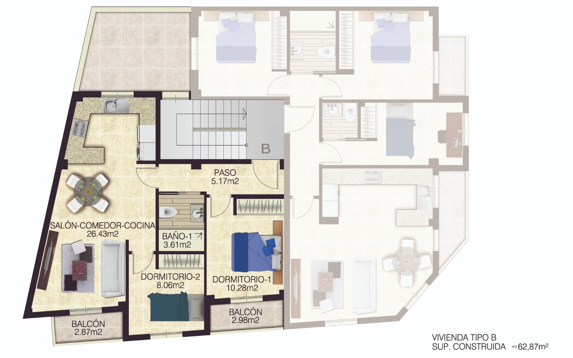 Nieuwbouw - Appartement - Jacarilla - pueblo