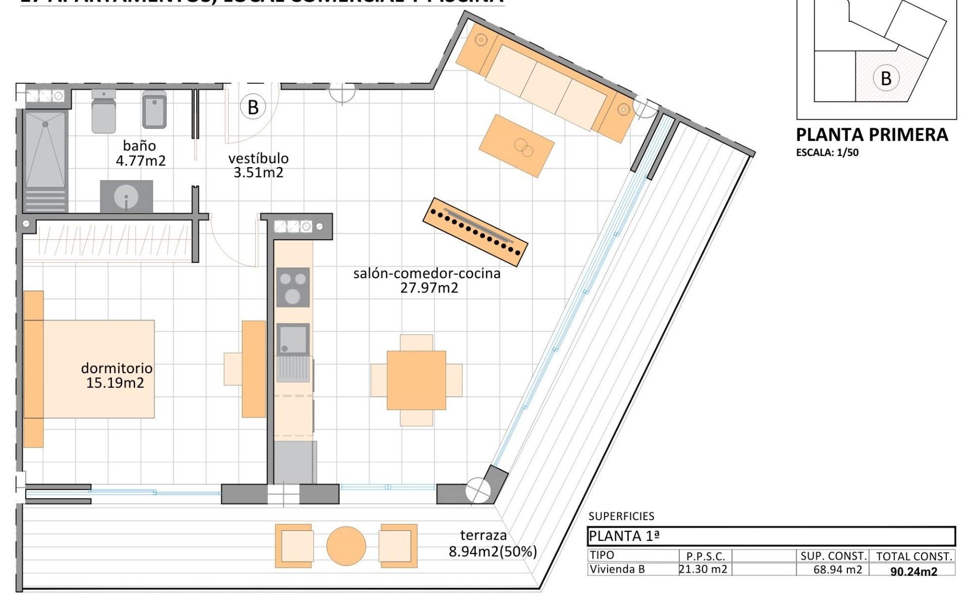 Nieuwbouw - Appartement - San Pedro del Pinatar - Lo Pagan