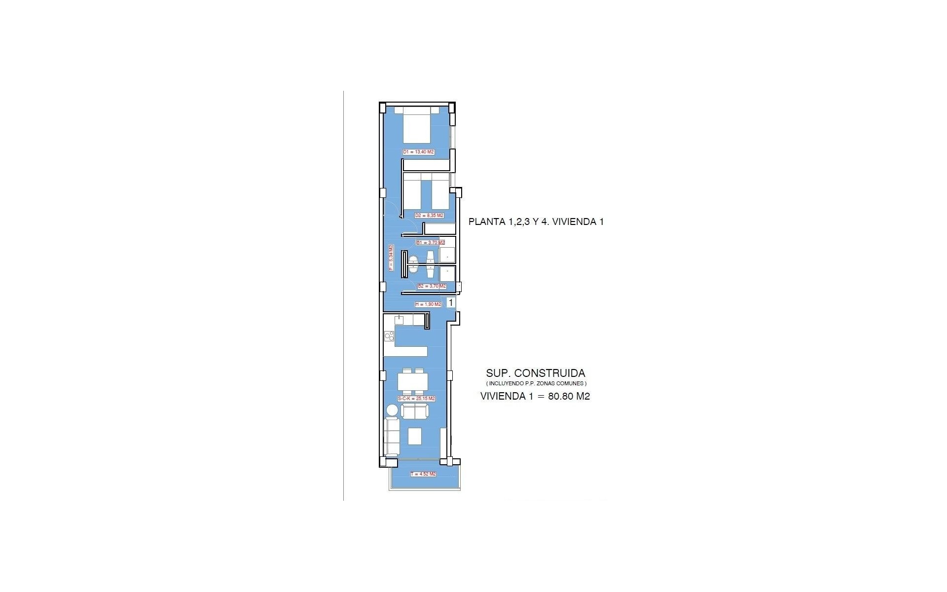 Nieuwbouw - Appartement - Torrevieja - Playa El Acequión