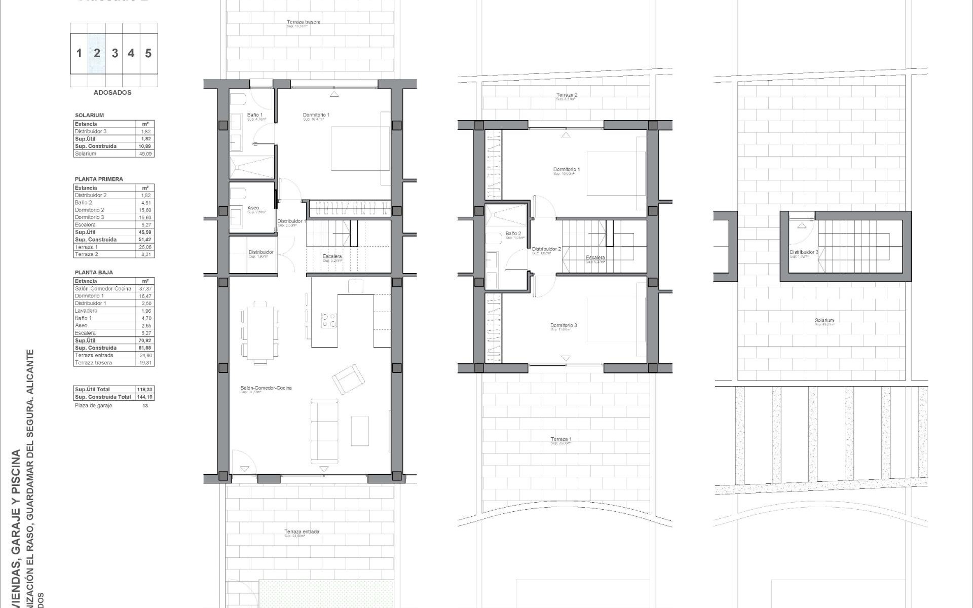 Nieuwbouw - Rijtjes huis - Guardamar Del Segura - El Raso