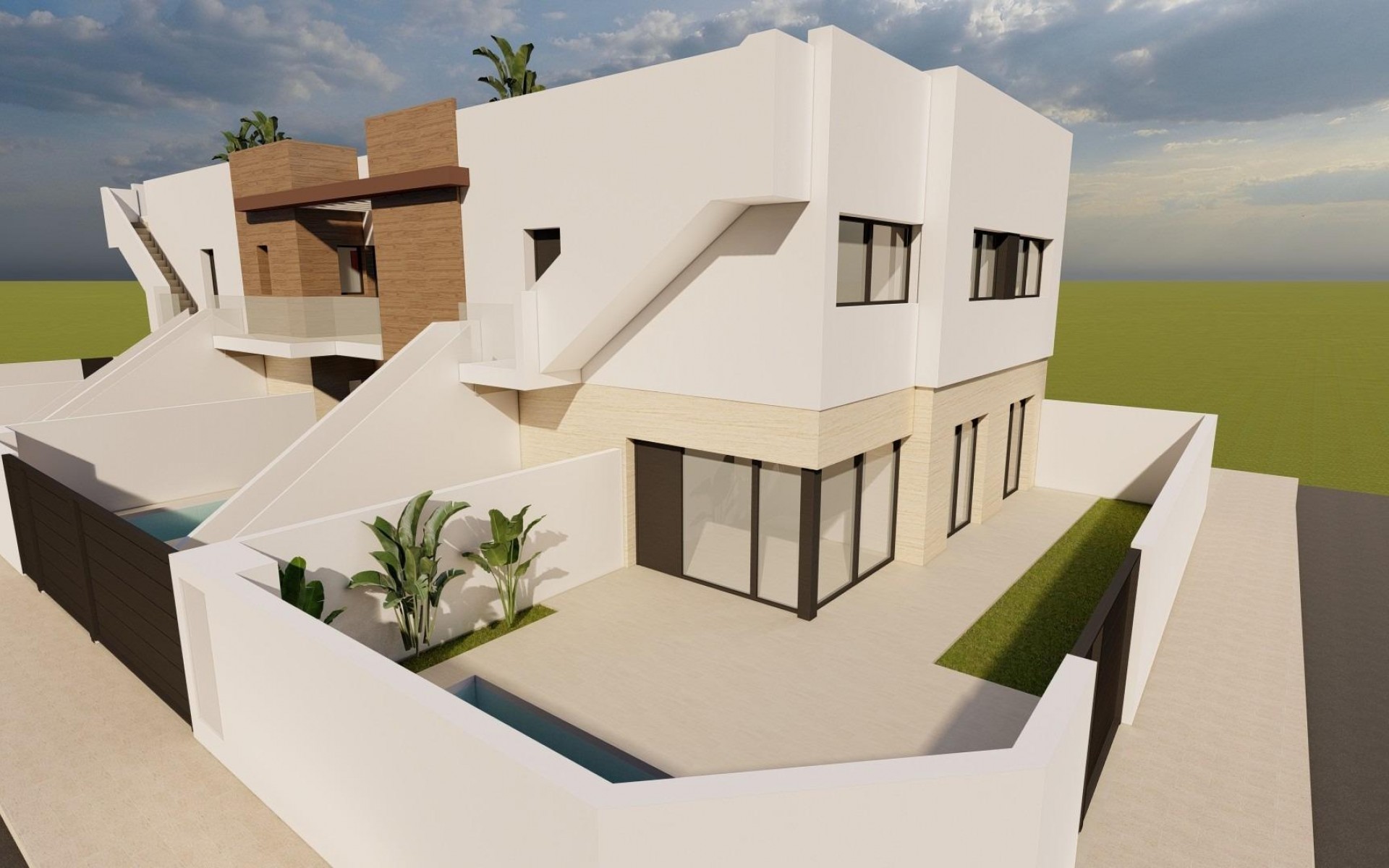 Nieuwbouw - Rijtjes huis - San Pedro del Pinatar - Lo Pagan