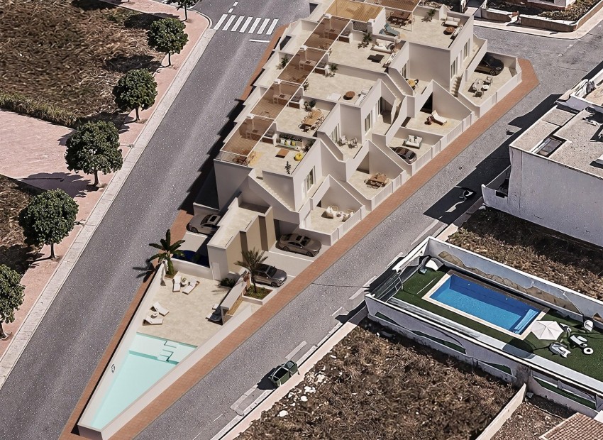 Nieuwbouw - Rijtjes huis - San Pedro del Pinatar - Pueblo