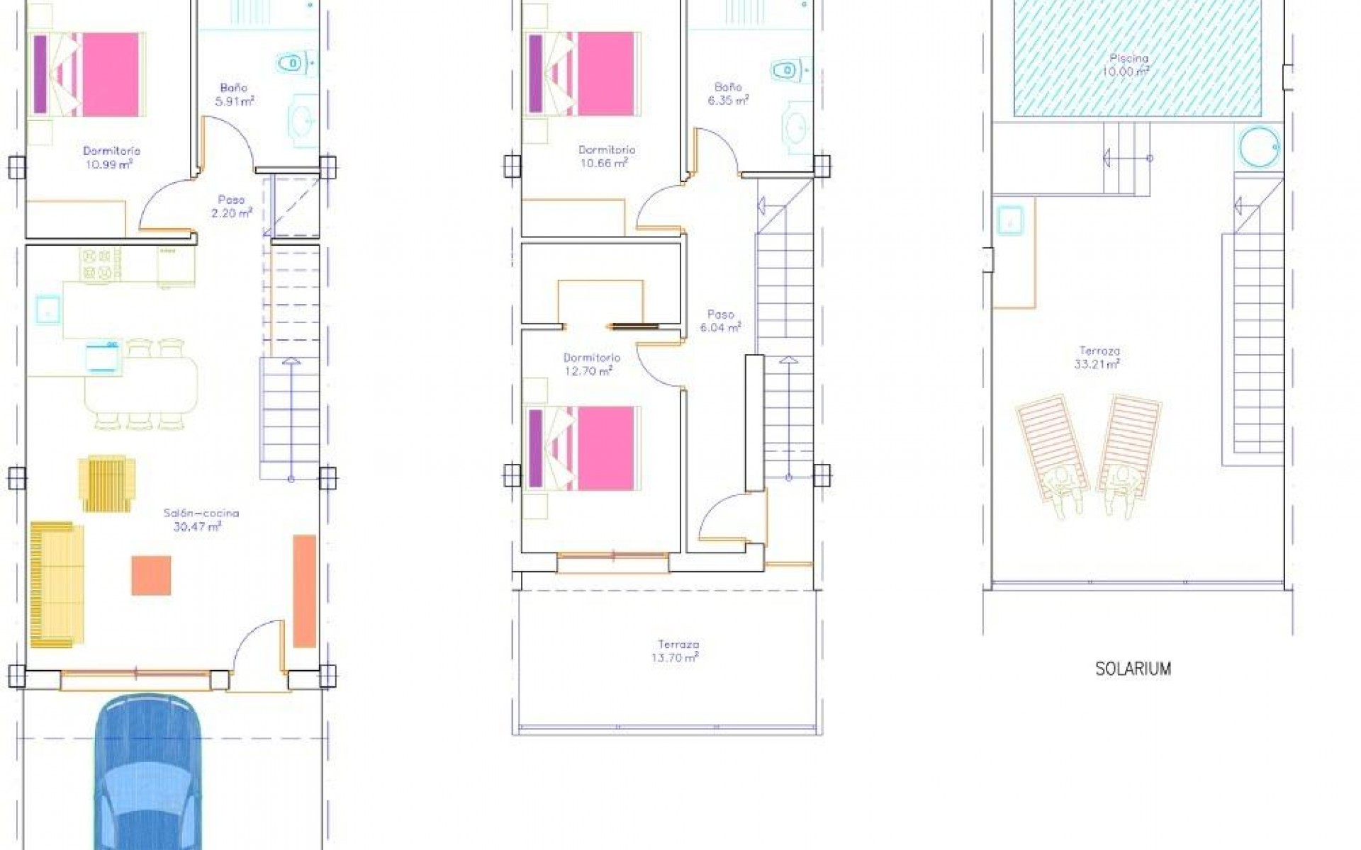 Nieuwbouw - Rijtjes huis - San Pedro del Pinatar - Pueblo