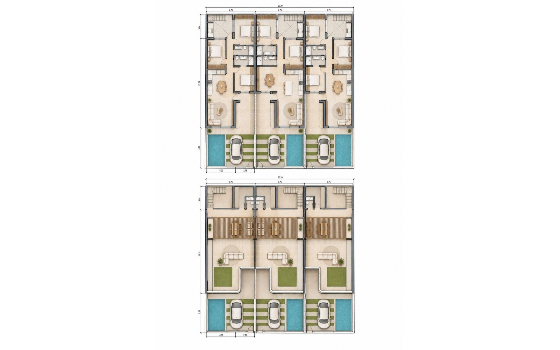 Nieuwbouw - Rijtjes huis - San Pedro del Pinatar - Pueblo