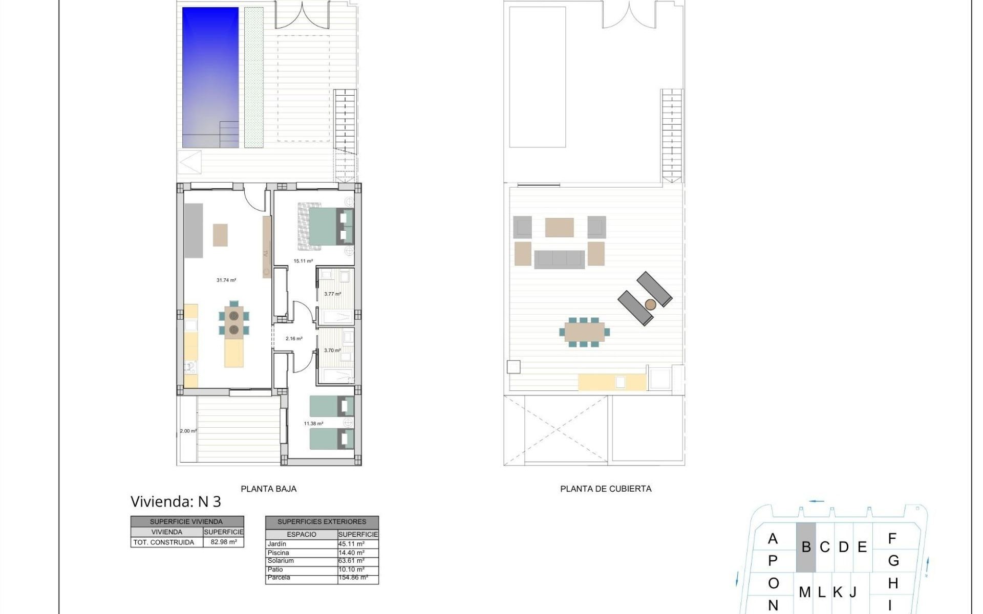Nieuwbouw - Rijtjes huis - Torre Pacheco - El Alba