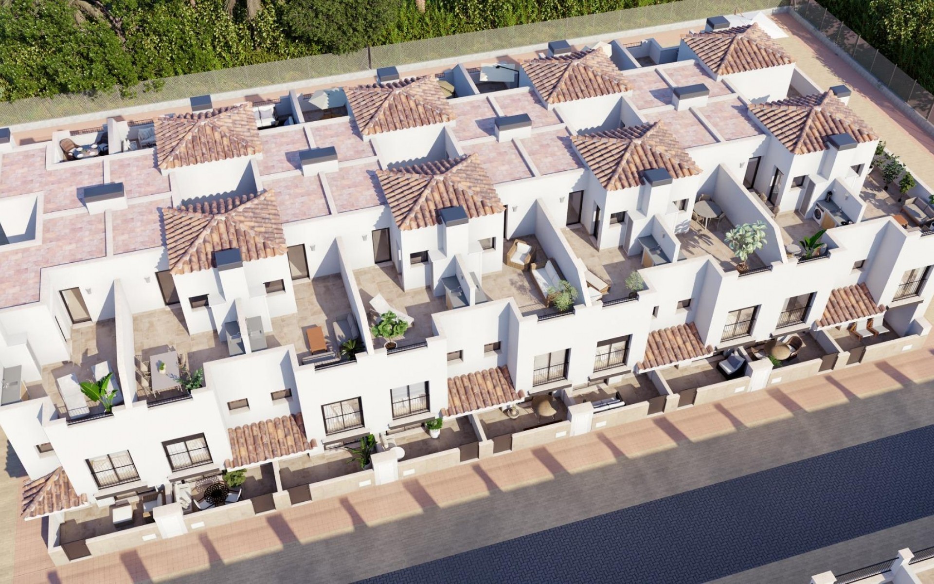 Nieuwbouw - Rijtjes huis - Torre Pacheco - Santa Rosalia pueblo