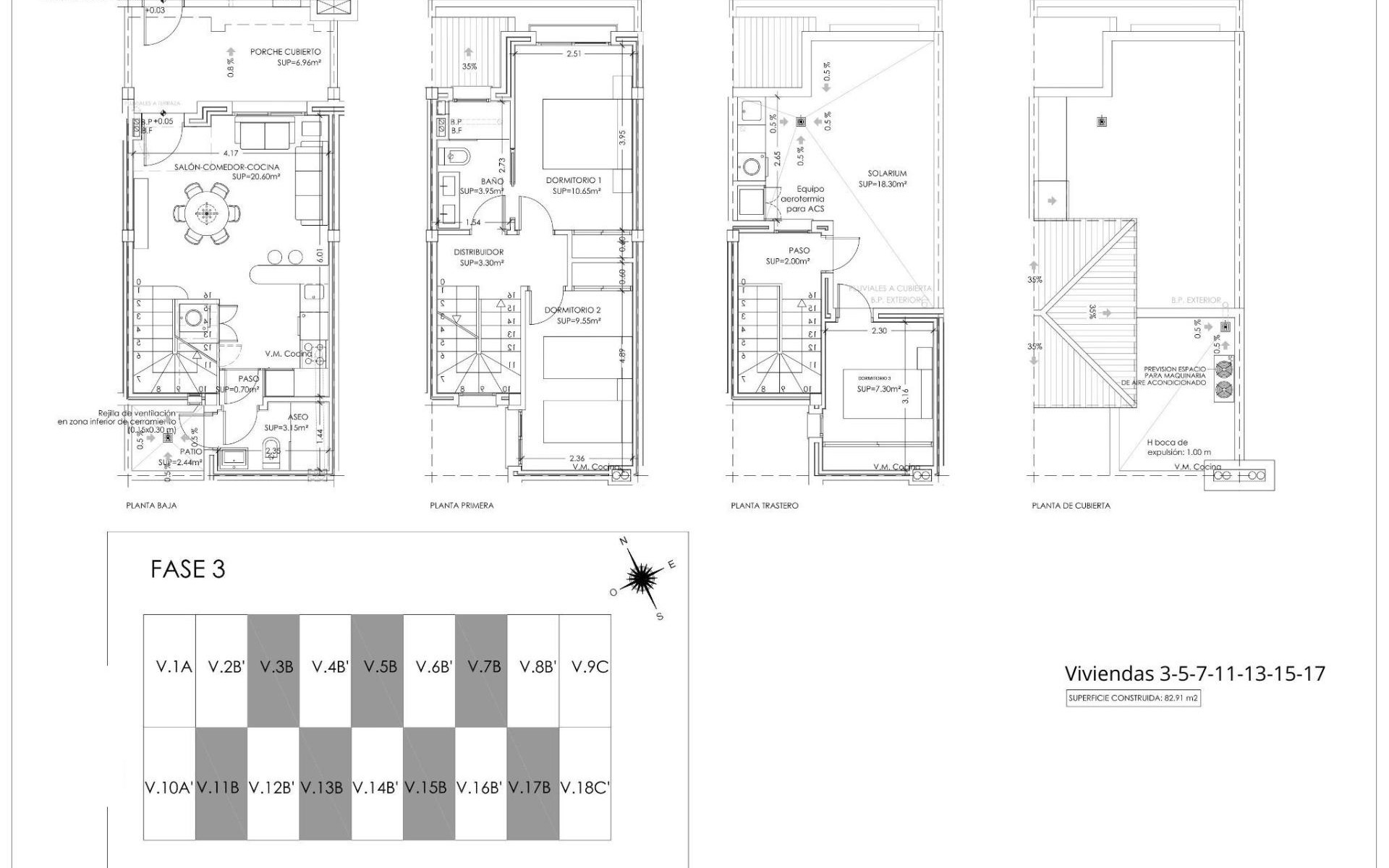 Nieuwbouw - Rijtjes huis - Torre Pacheco - Santa Rosalia pueblo