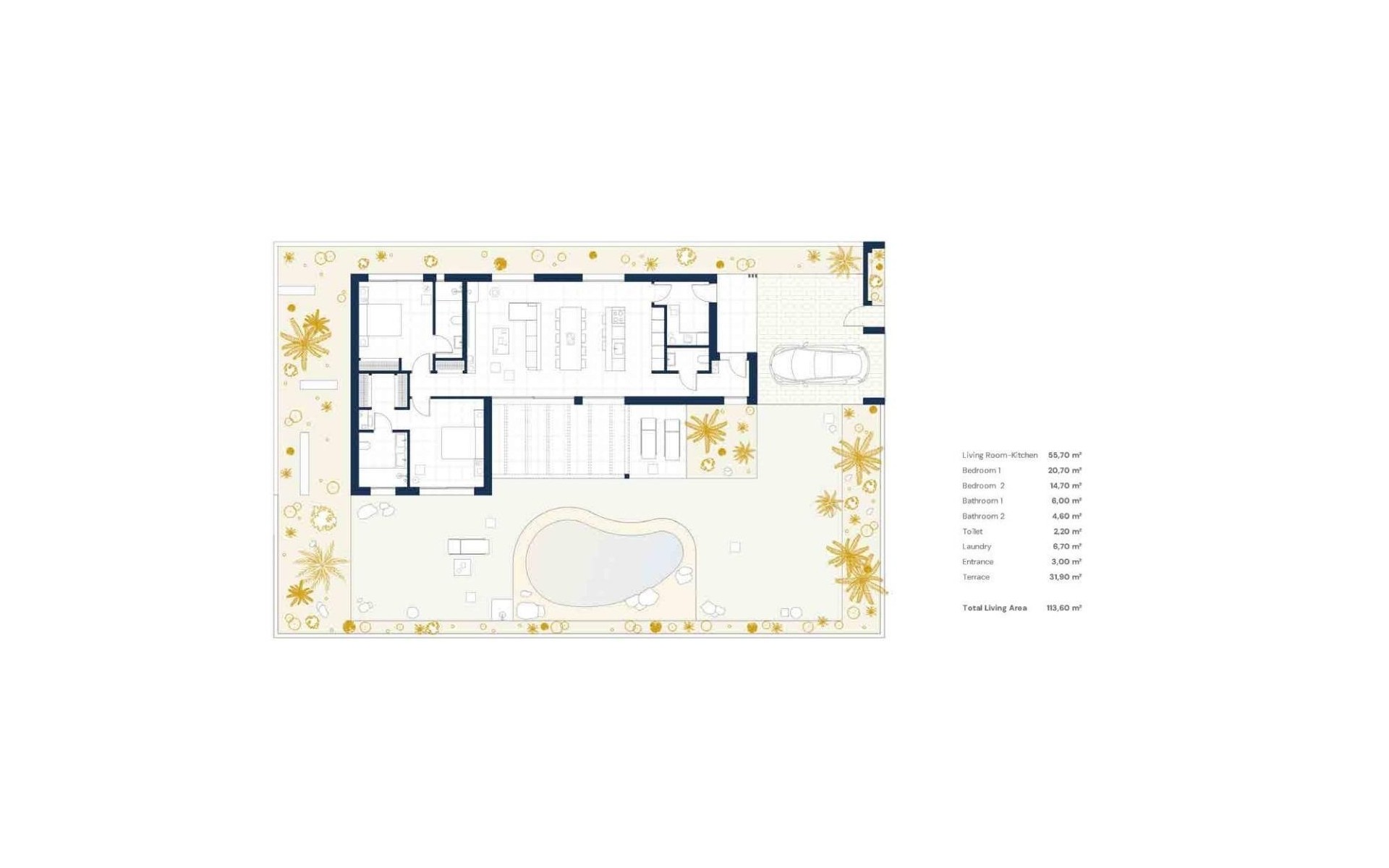 Nieuwbouw - Villa - Baños y Mendigo - Altaona Golf