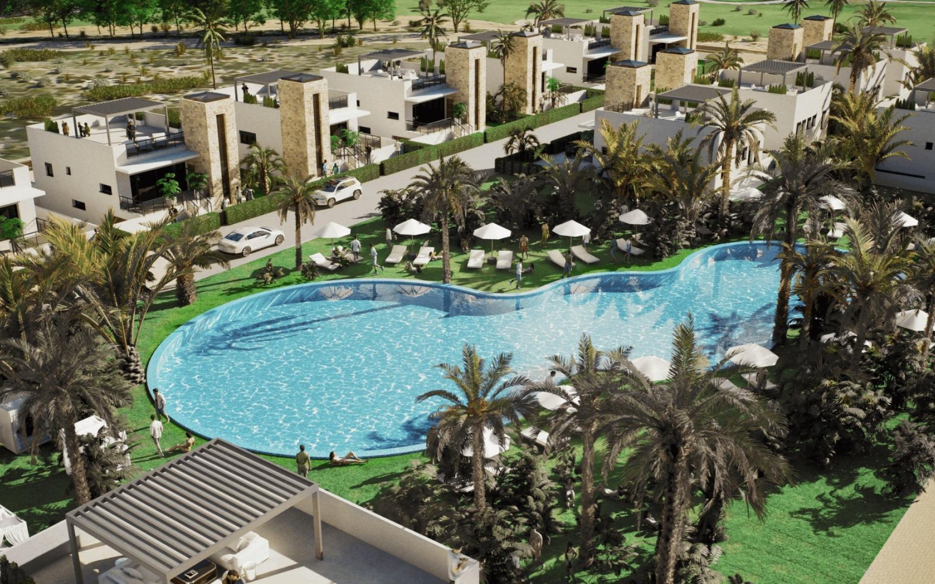 Nieuwbouw - Villa - Mazarron - Camposol Golf