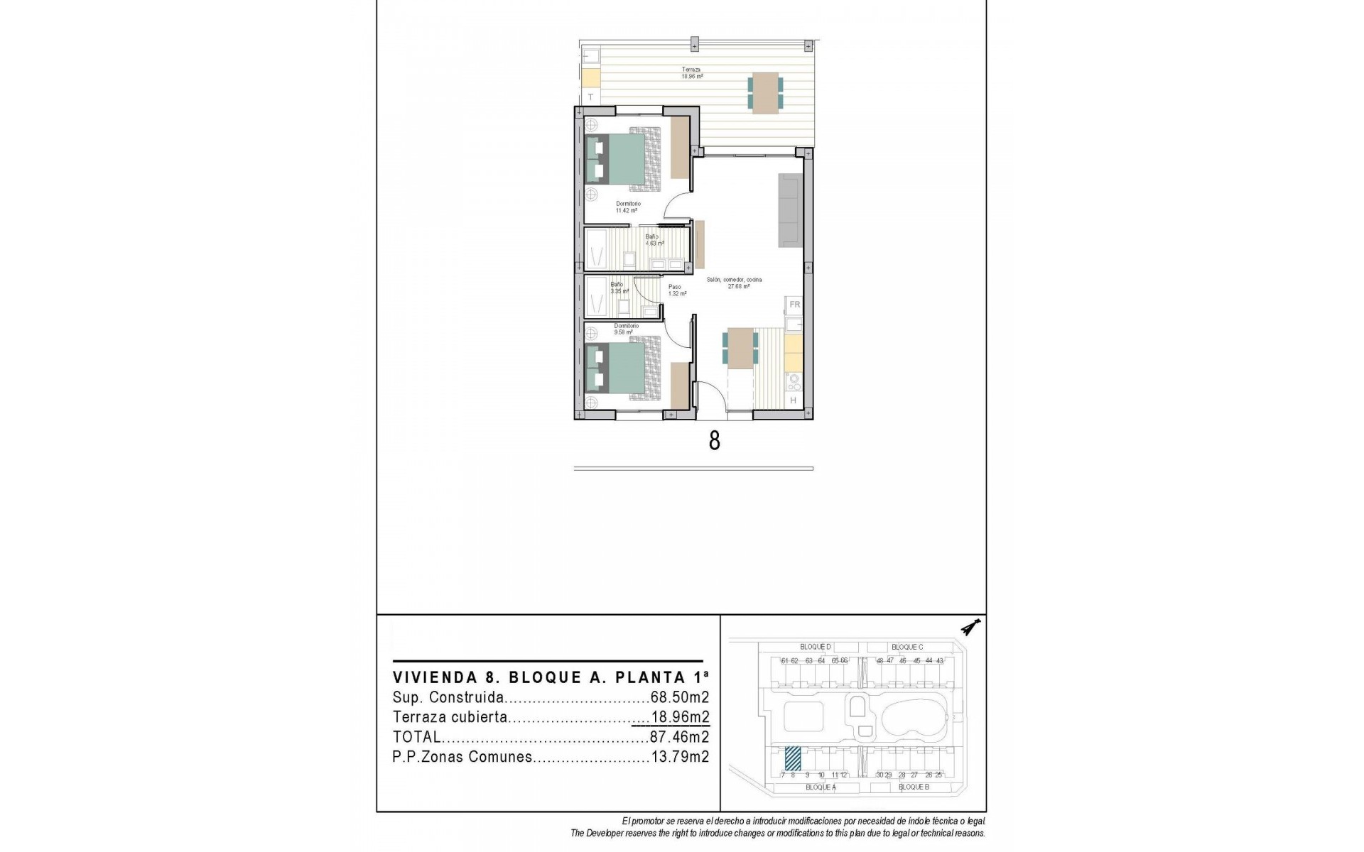 Nouvelle Construction - Appartement - Torre Pacheco - San Cayetano