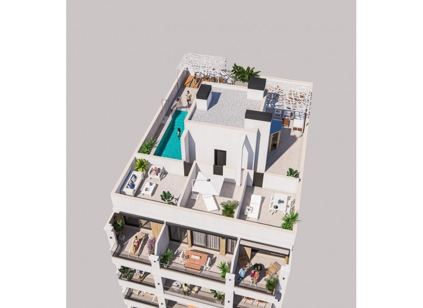 Nouvelle Construction - Appartement - Torrevieja - Playa de El Cura