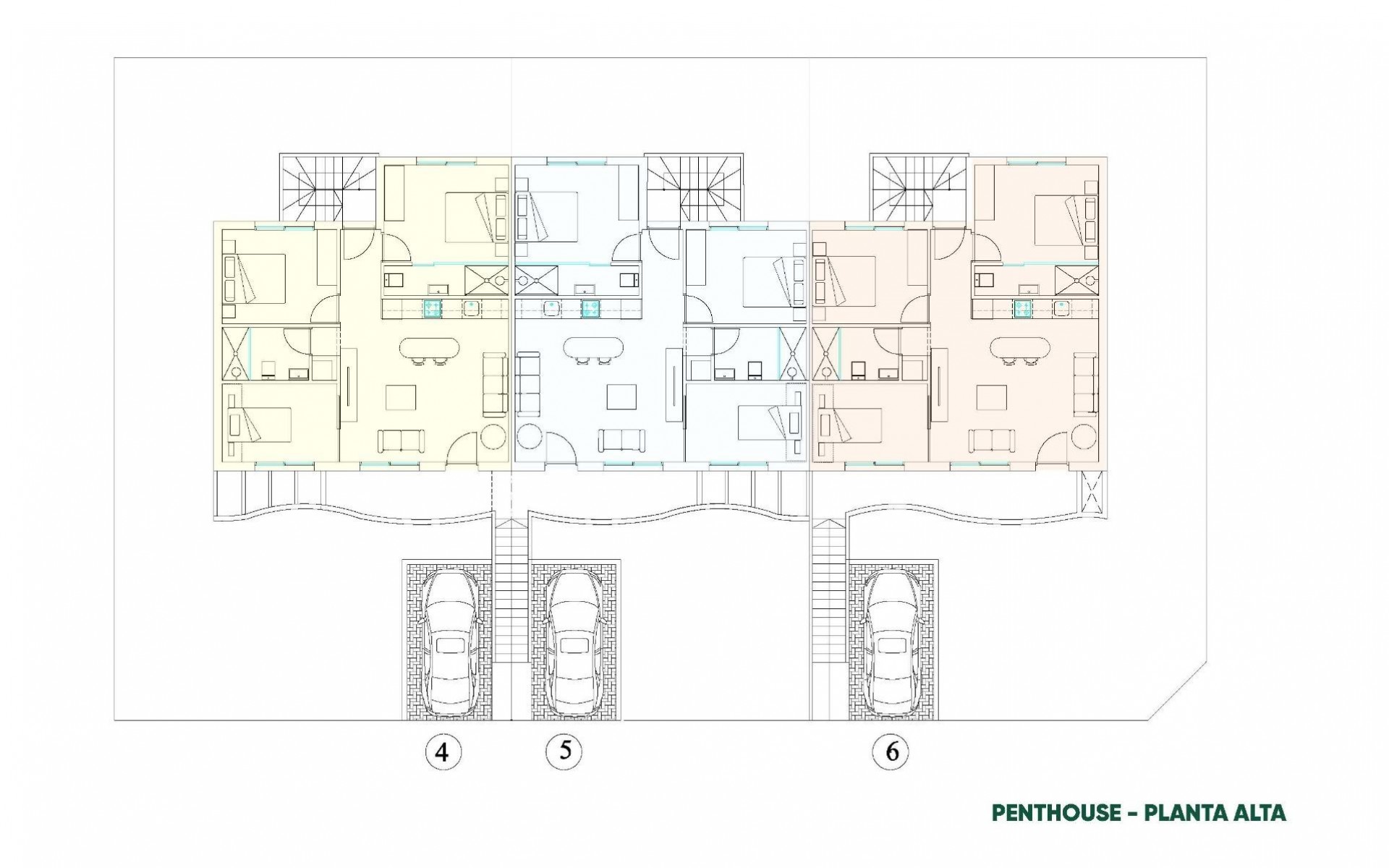 Nouvelle Construction - Maison de ville - Pilar de la Horadada - parques de Andromeda