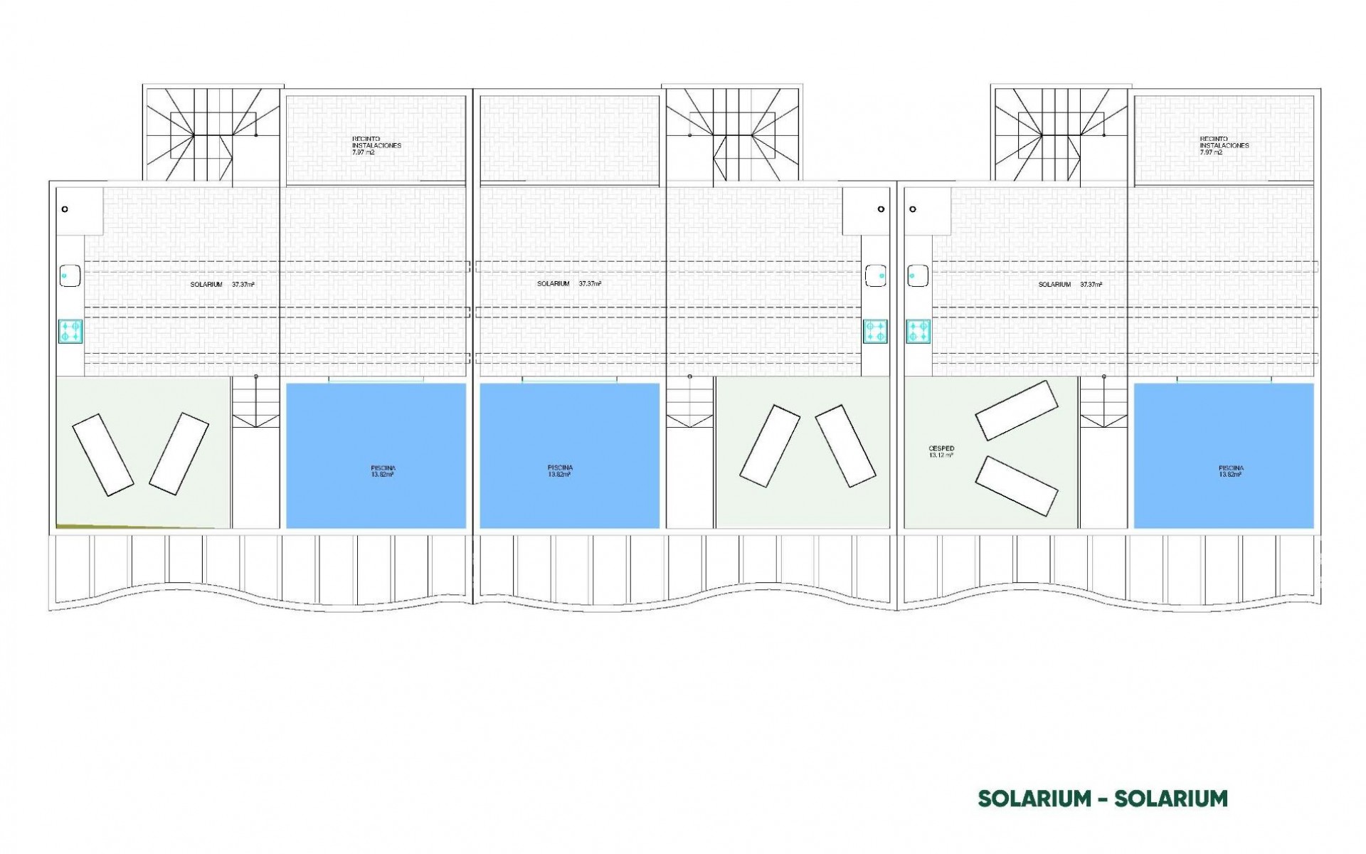 Nouvelle Construction - Maison de ville - Pilar de la Horadada - parques de Andromeda