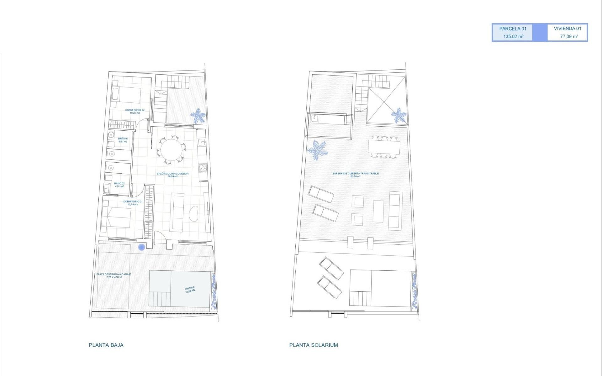 Nouvelle Construction - Maison de ville - Torre Pacheco - El Alba
