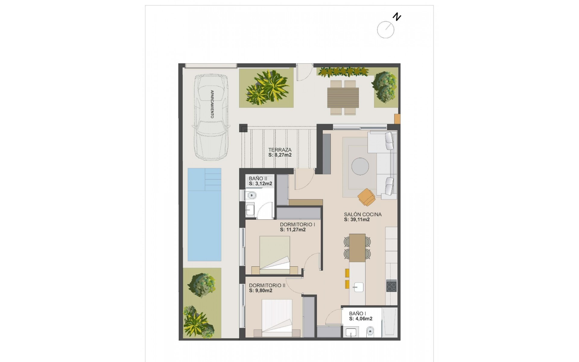 Nouvelle Construction - Maison de ville - Torre Pacheco - El Alba
