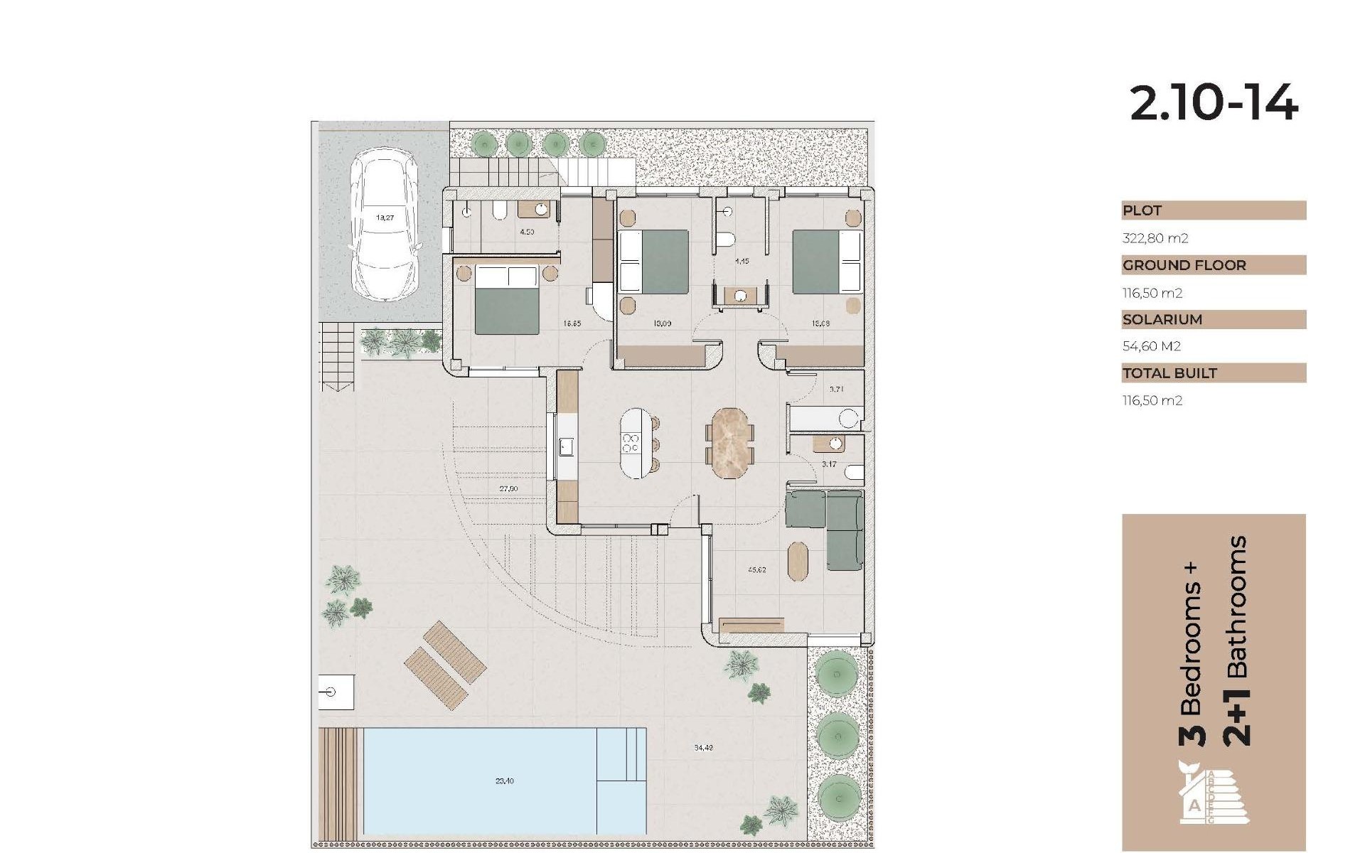 Nouvelle Construction - Villa - Algorfa - La Finca Golf