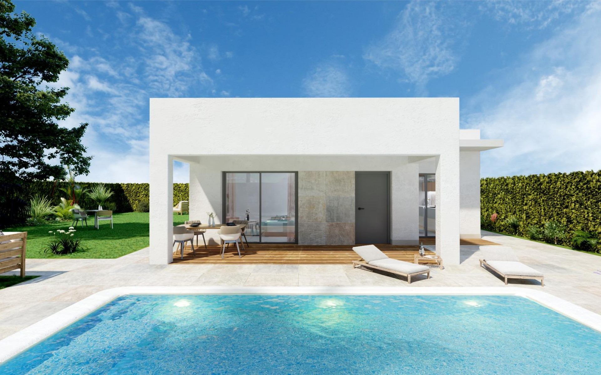 Nouvelle Construction - Villa - Hondon de las Nieves - Urbaniz. La Montañosa