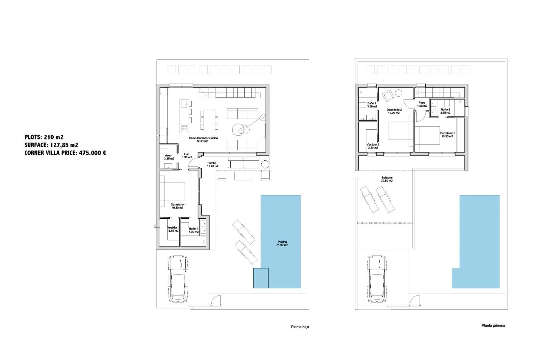 Nouvelle Construction - Villa - San Javier - Parque de los leones