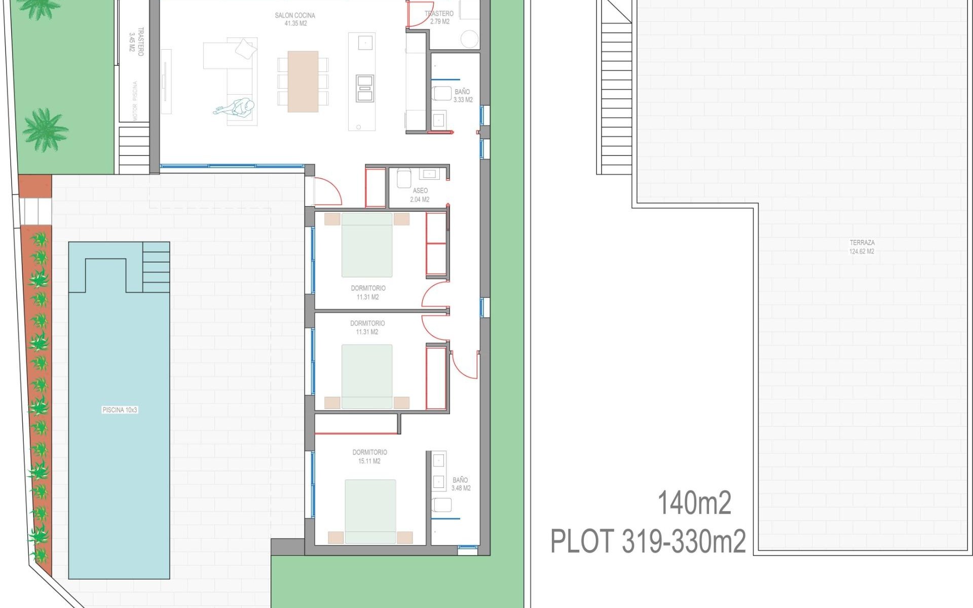 Nouvelle Construction - Villa - San Javier - Parque del doce